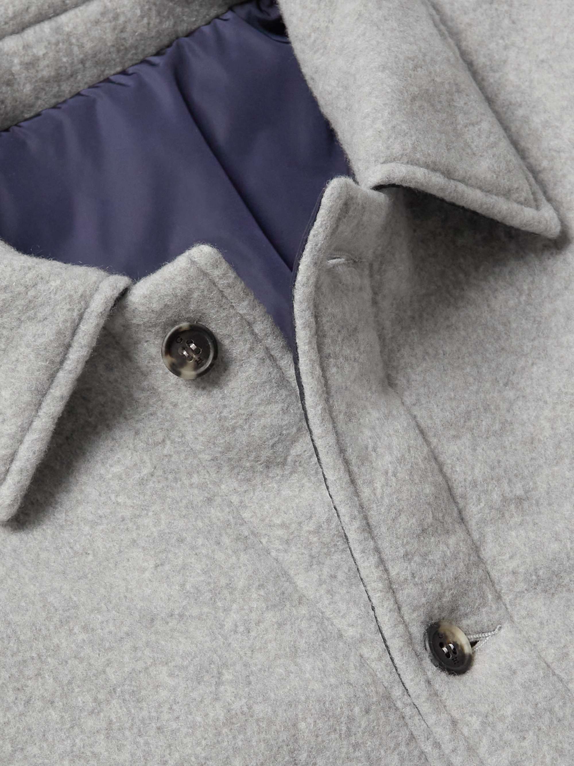 GABRIELA HEARST Argus Reversible Recycled-Cashmere and Shell Jacket