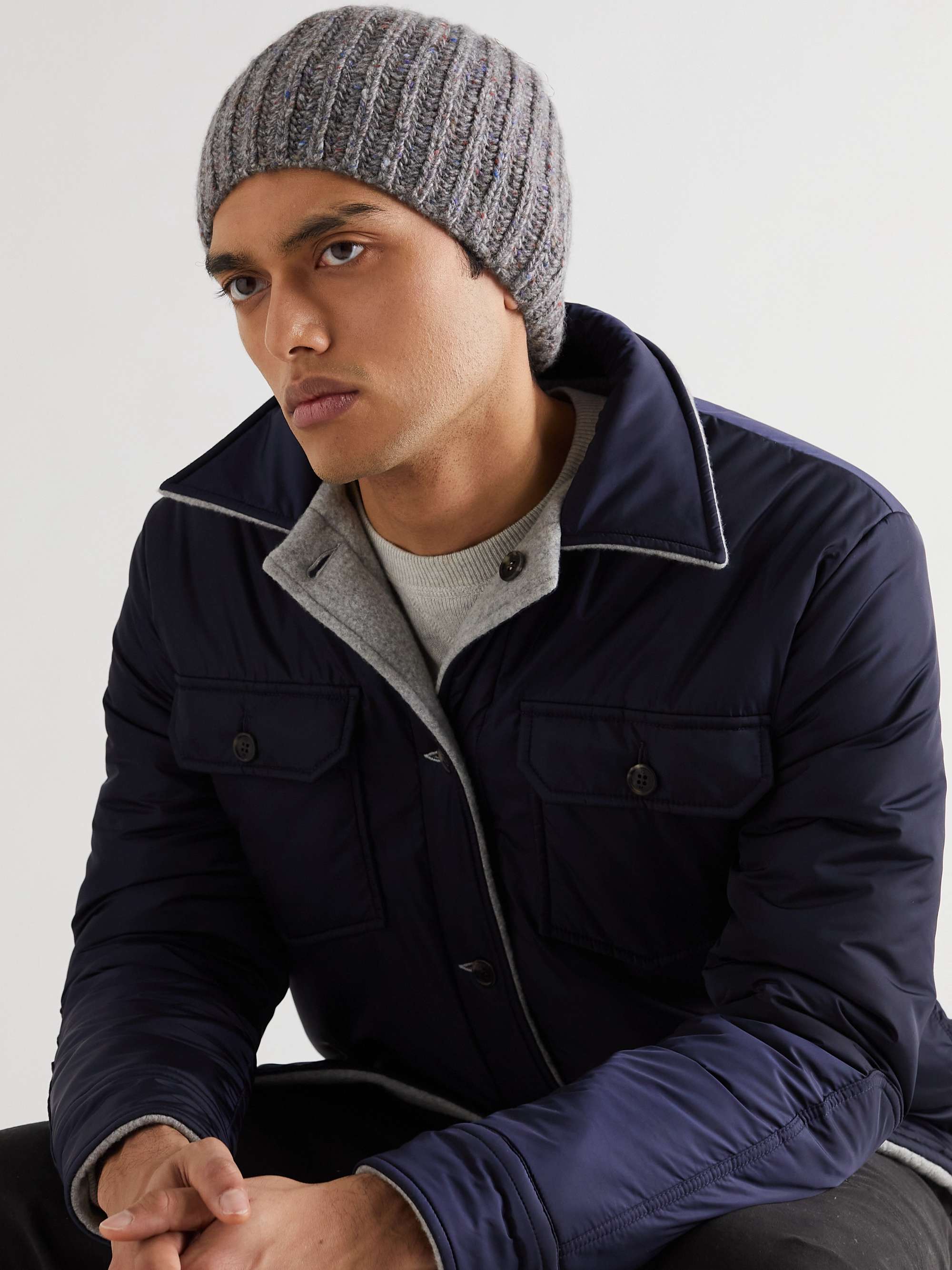 GABRIELA HEARST Lutz Ribbed Cashmere Beanie