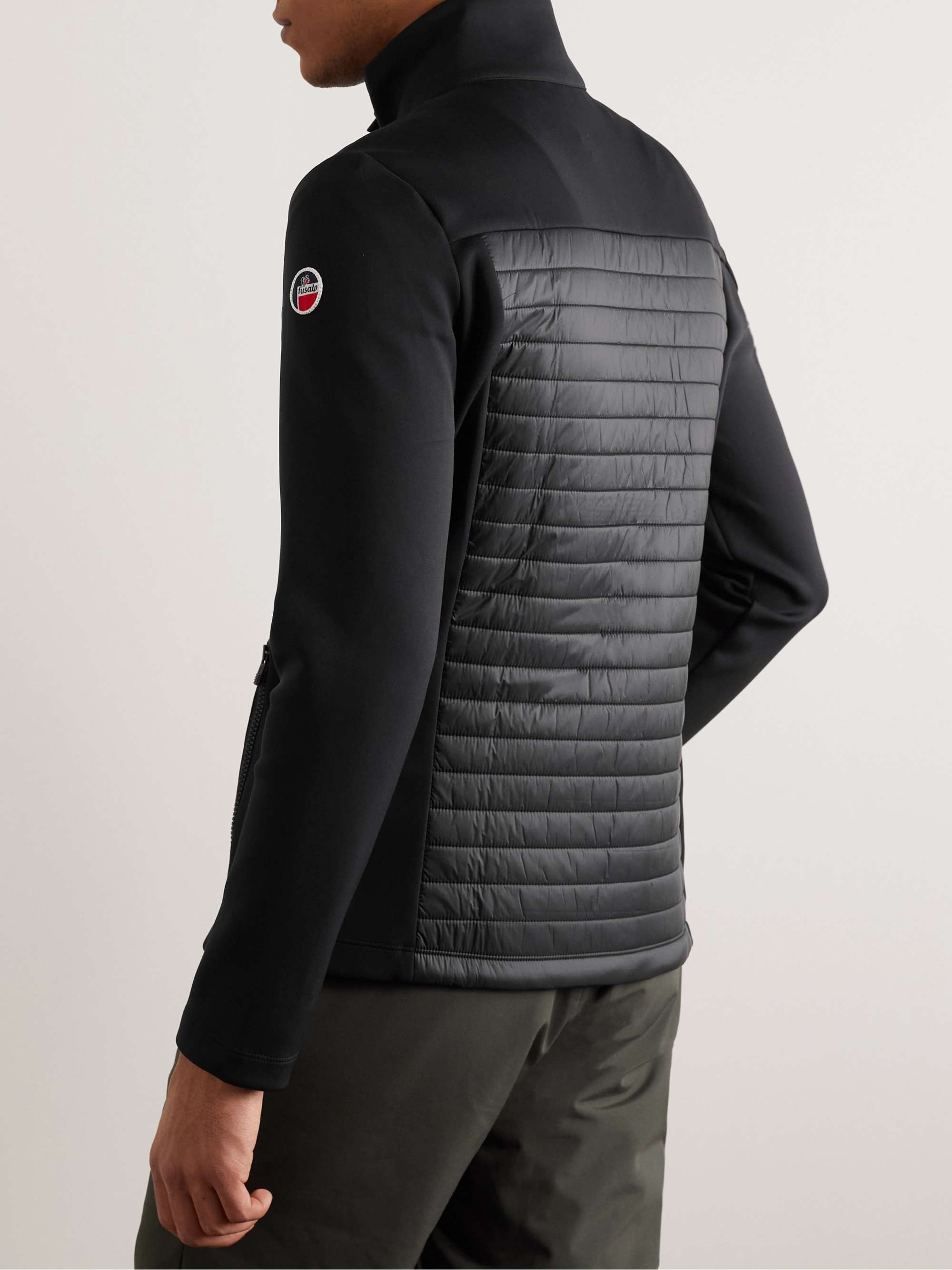 FUSALP Aspon II Slim-Fit Panelled Stretch-Jersey and Quilted Shell Jacket