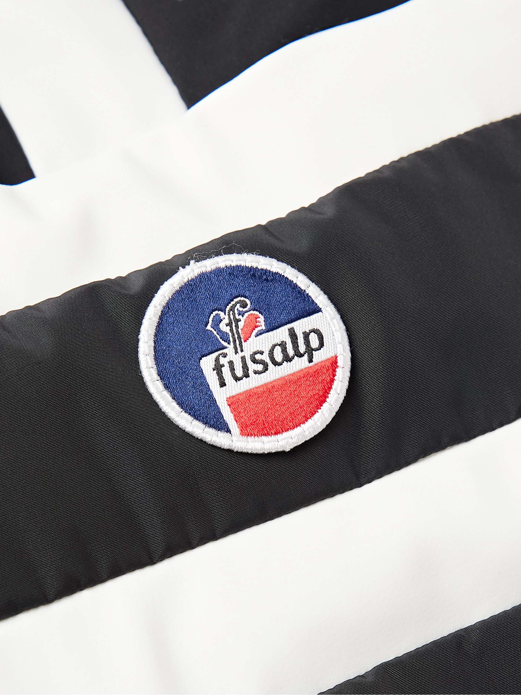 FUSALP Abelban Quilted Colour-Block Hooded Ski Jacket