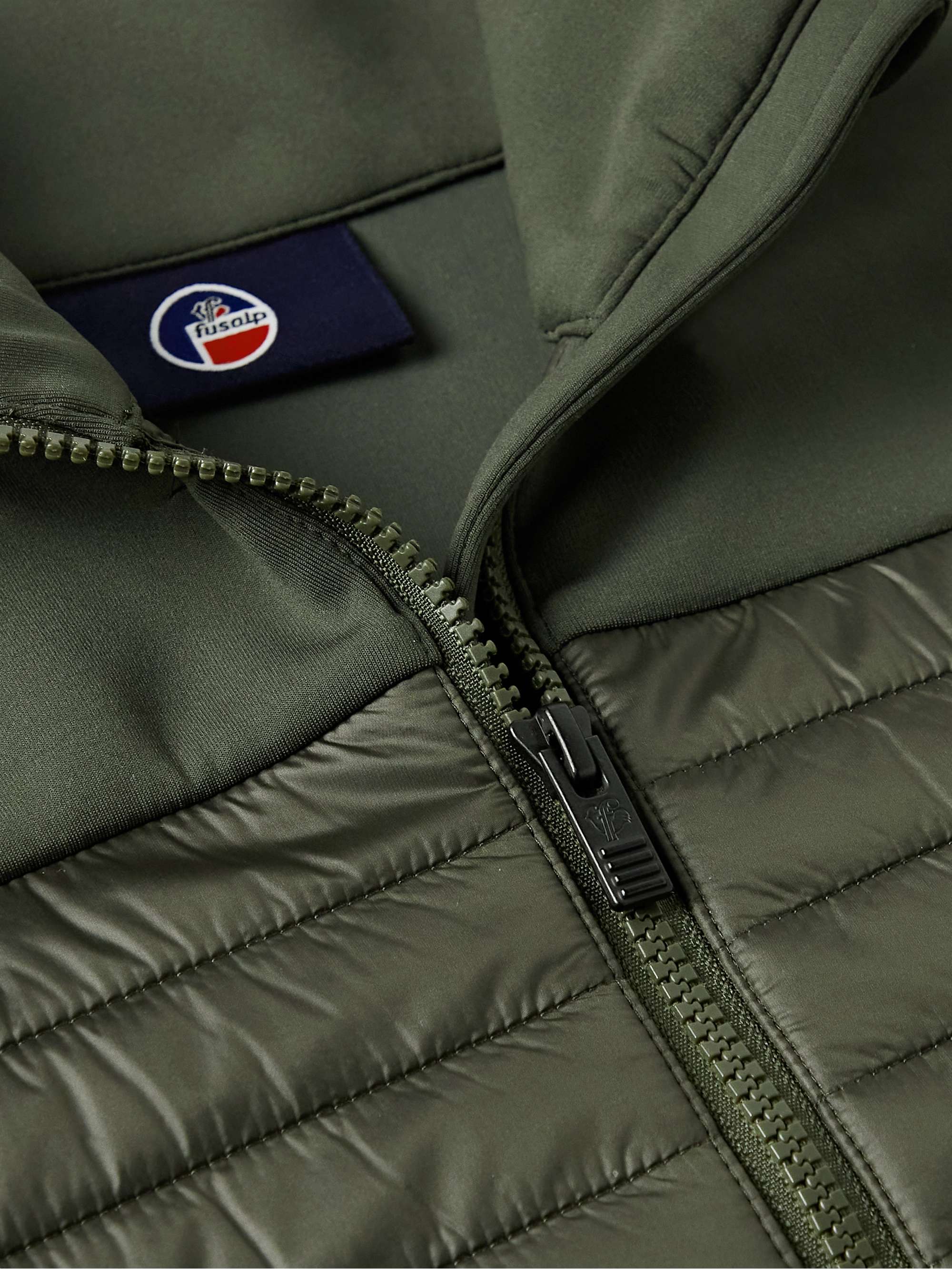 FUSALP Aspon II Slim-Fit Panelled Stretch-Jersey and Quilted Shell Jacket