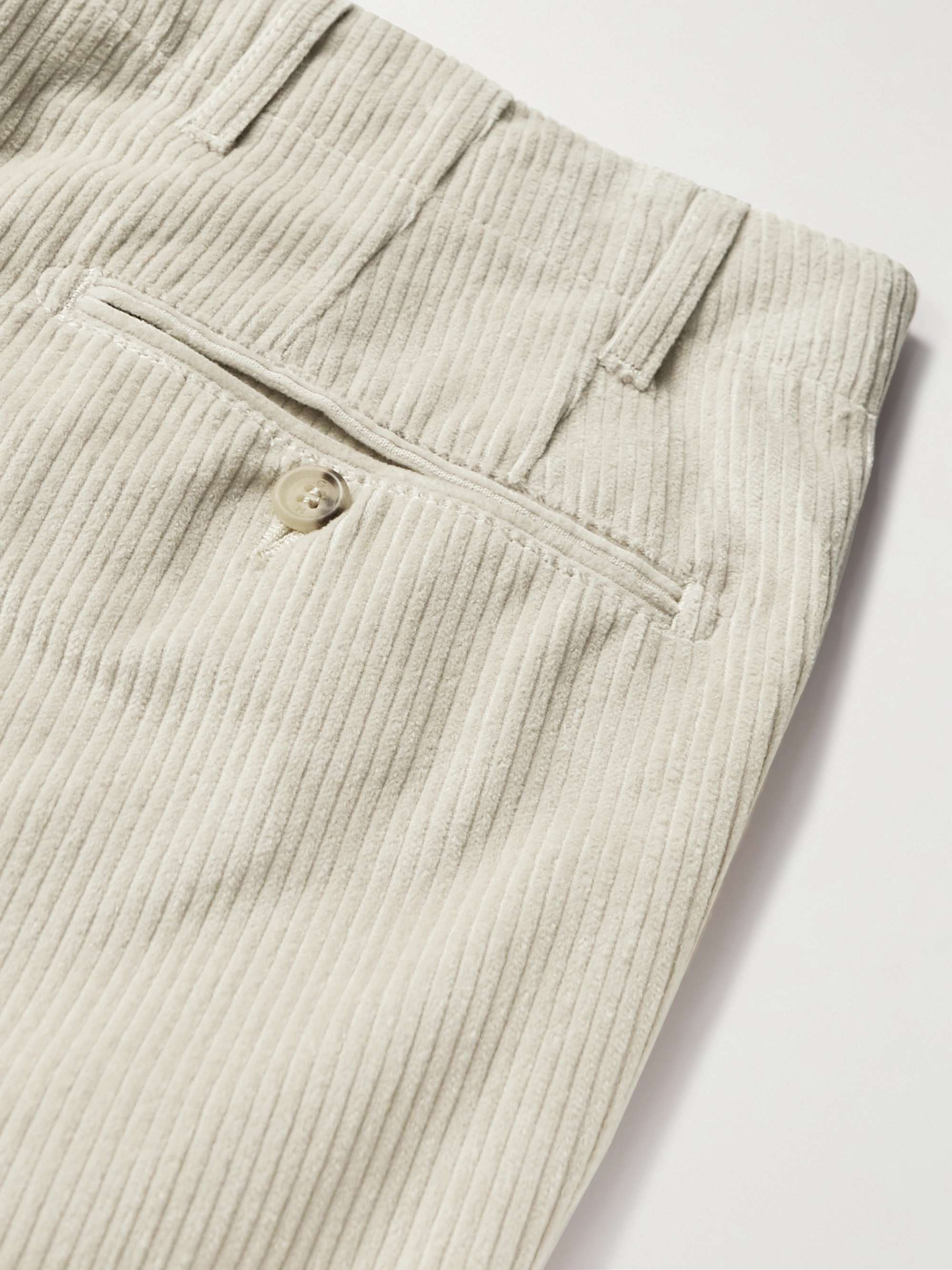 GABRIELA HEARST Rhys Straight-Leg Cotton-Corduroy Trousers