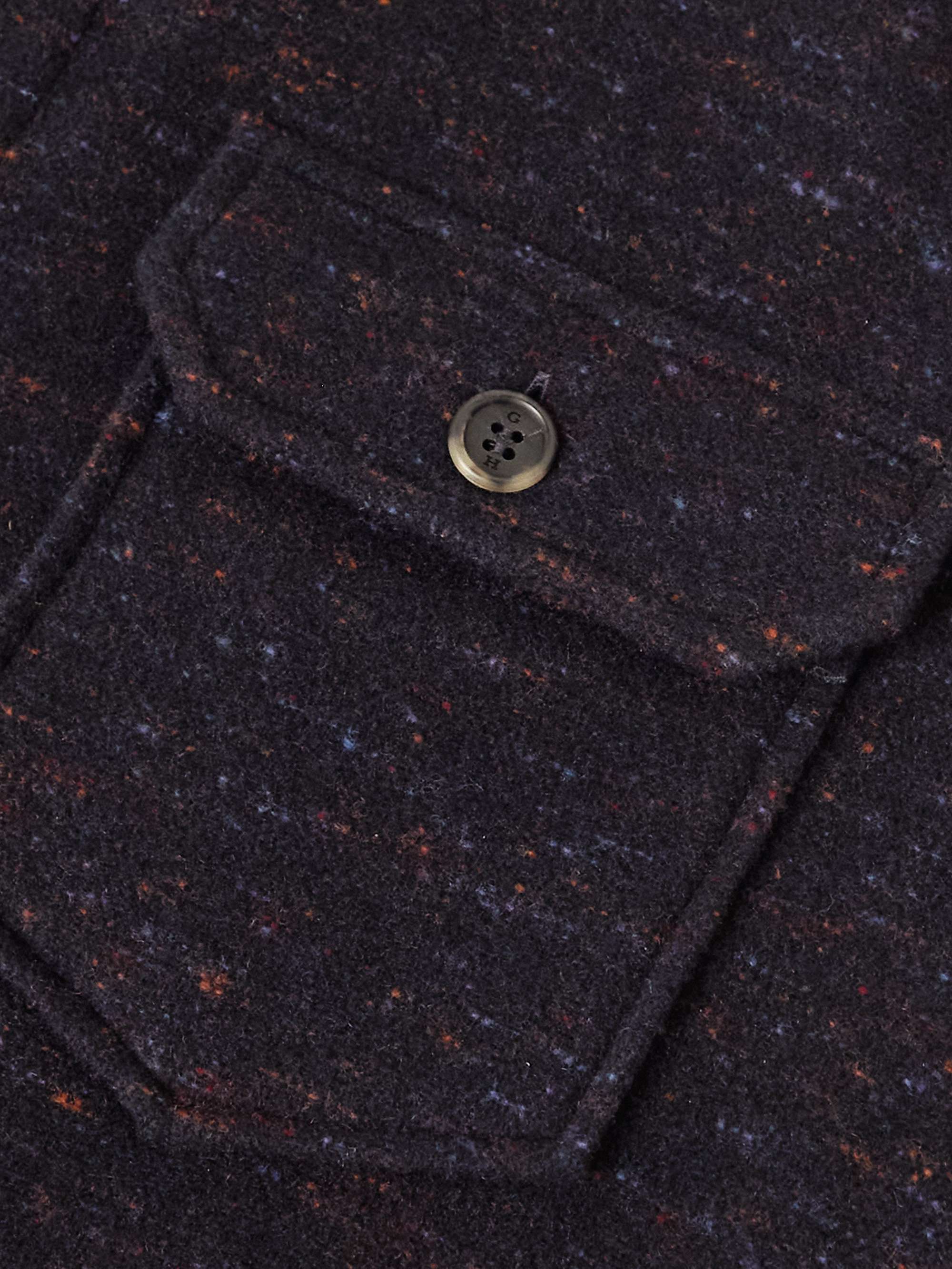 GABRIELA HEARST Fargo Donegal Cashmere Overshirt