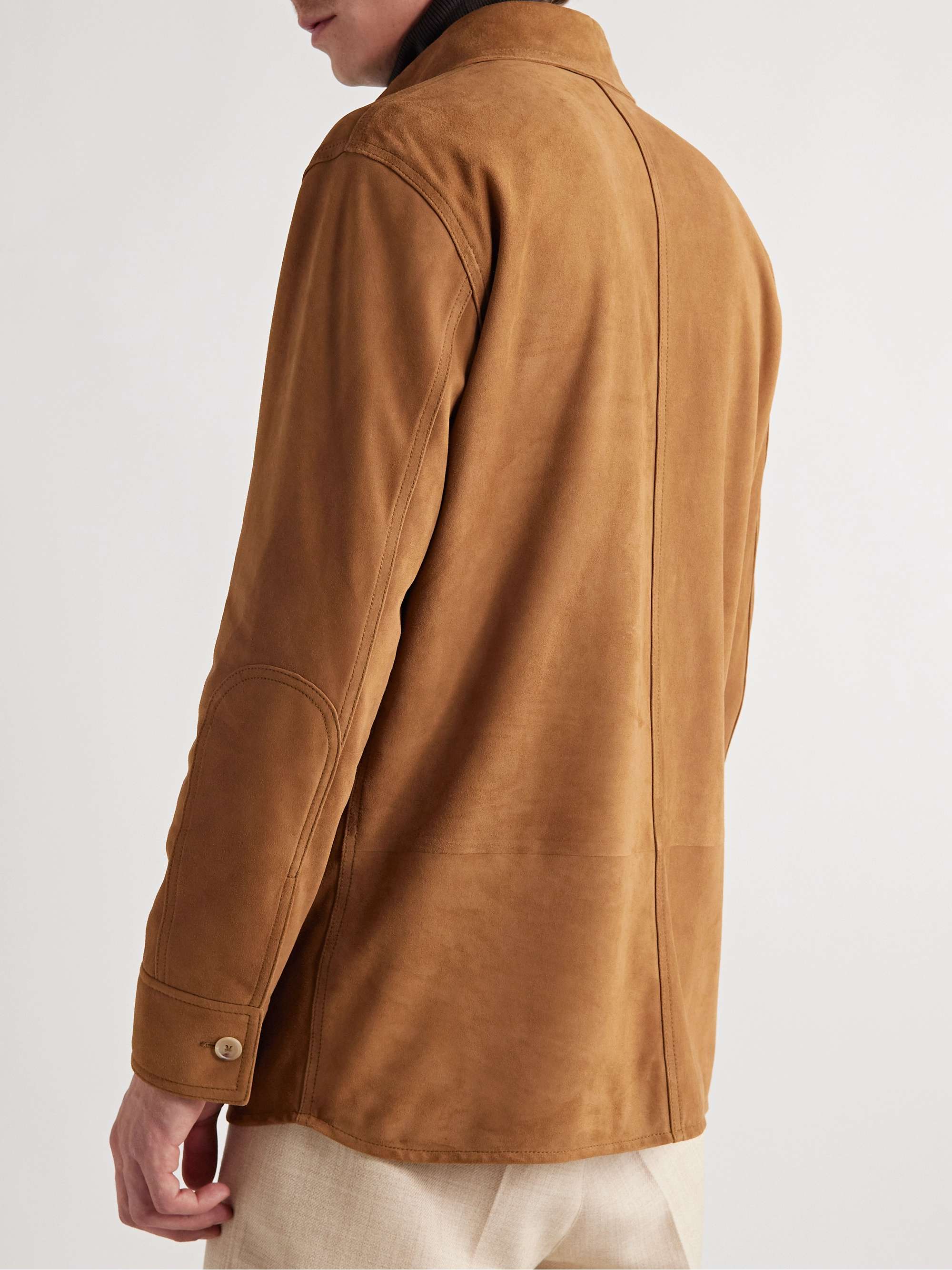 GABRIELA HEARST Lucas Suede Overshirt