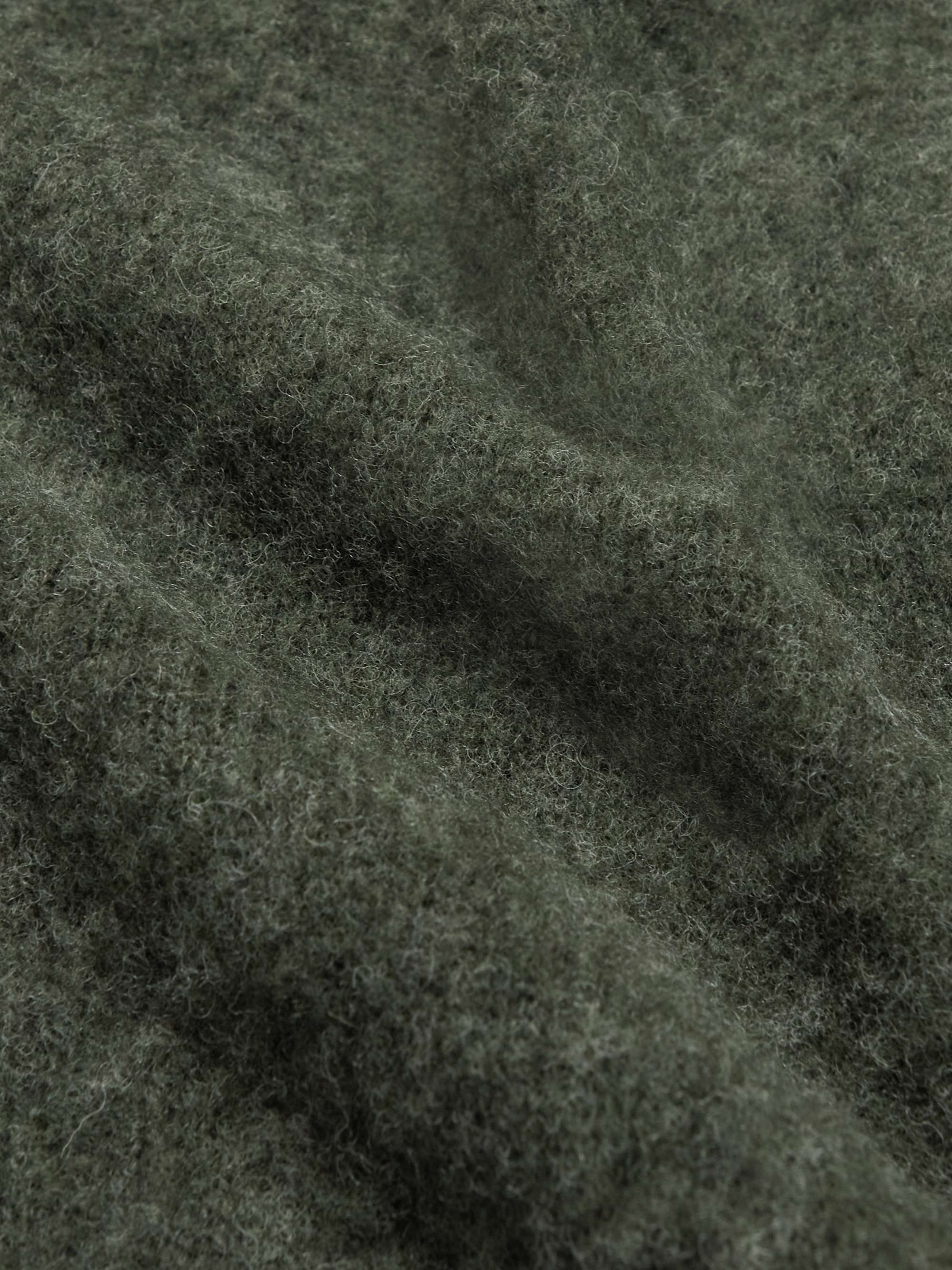DRAKE'S Brushed Shetland Wool Sweater