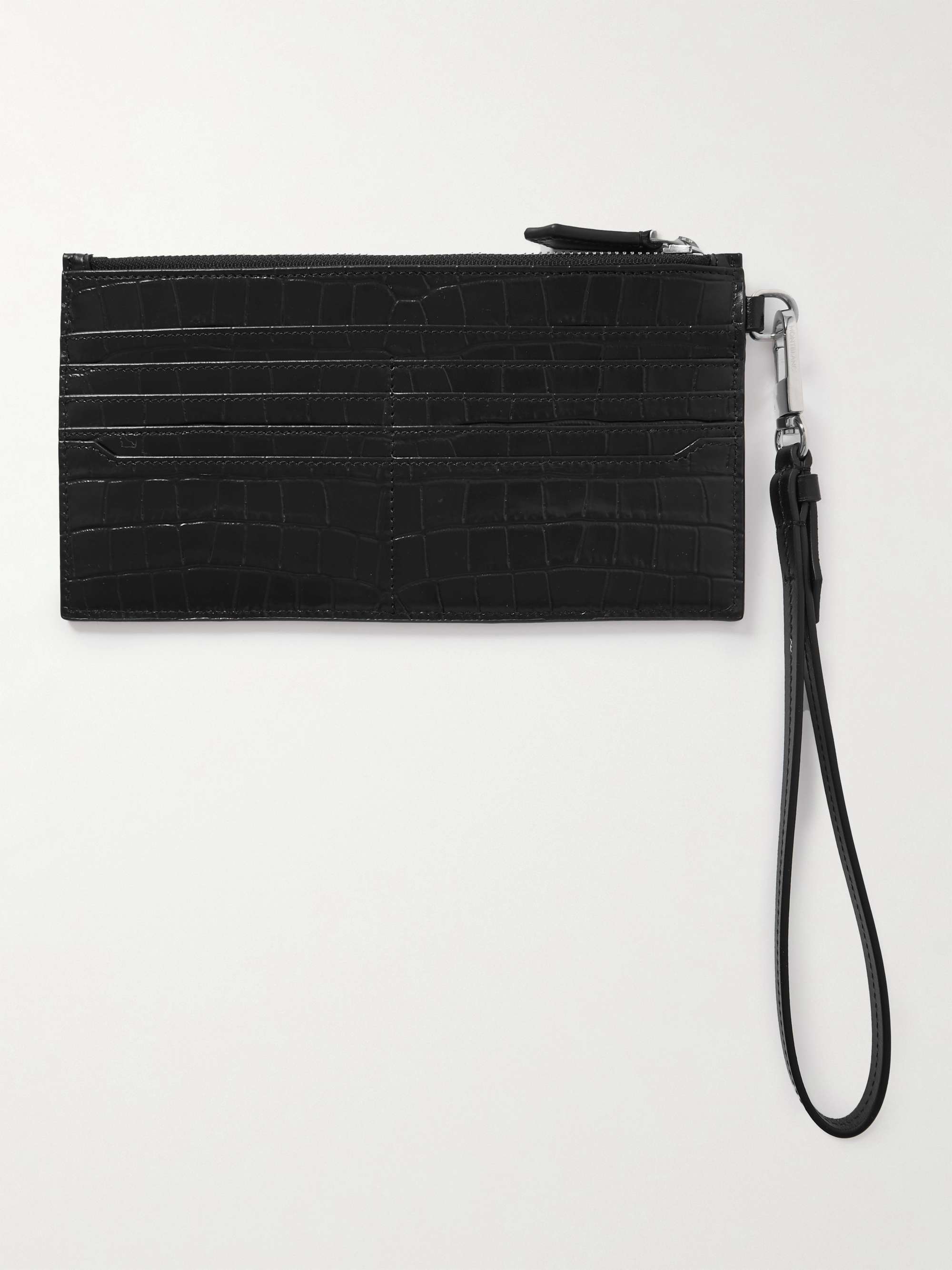 MONTBLANC Meisterstück Croc-Effect Leather Pouch