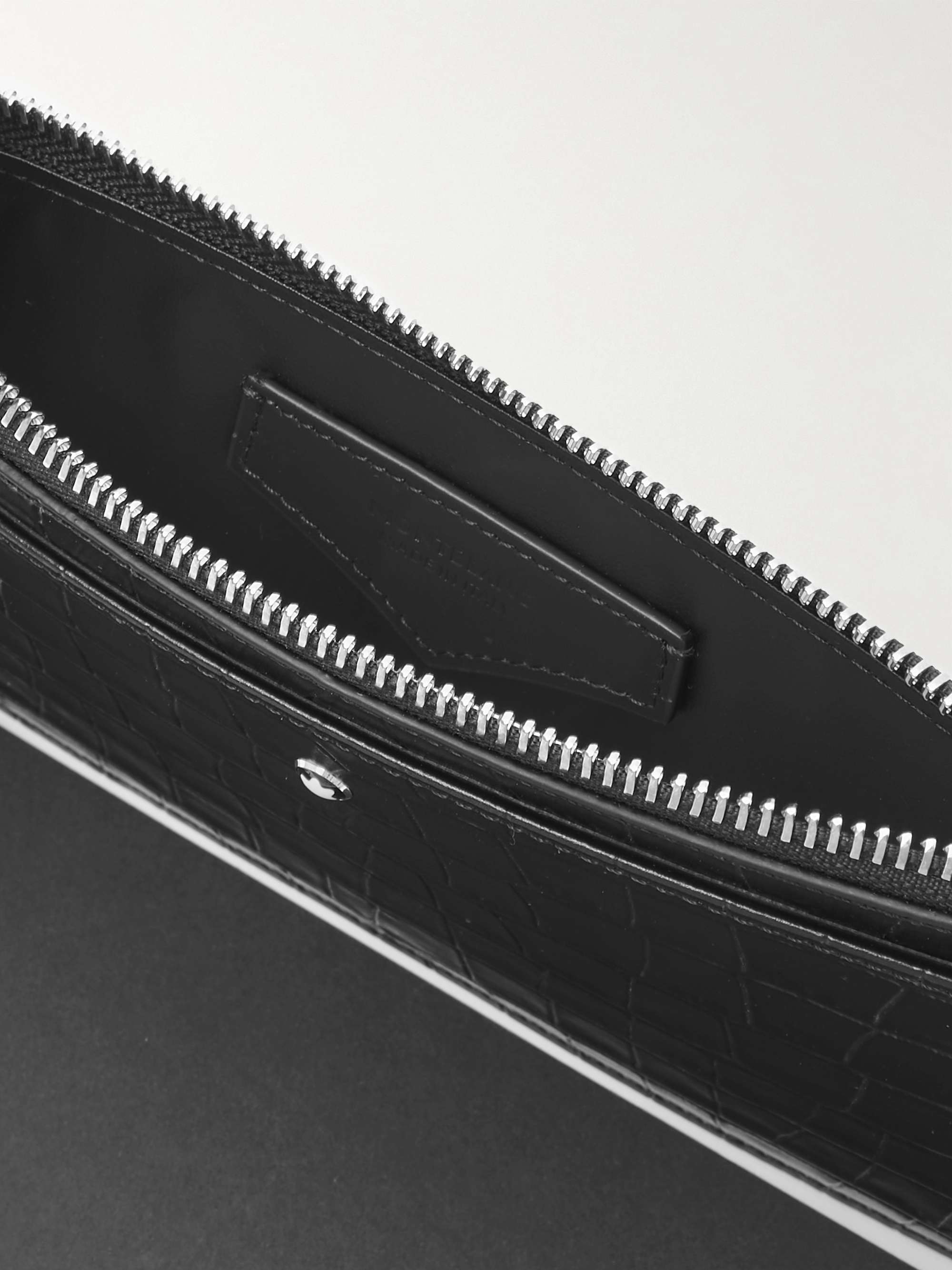 MONTBLANC Meisterstück Croc-Effect Leather Pouch