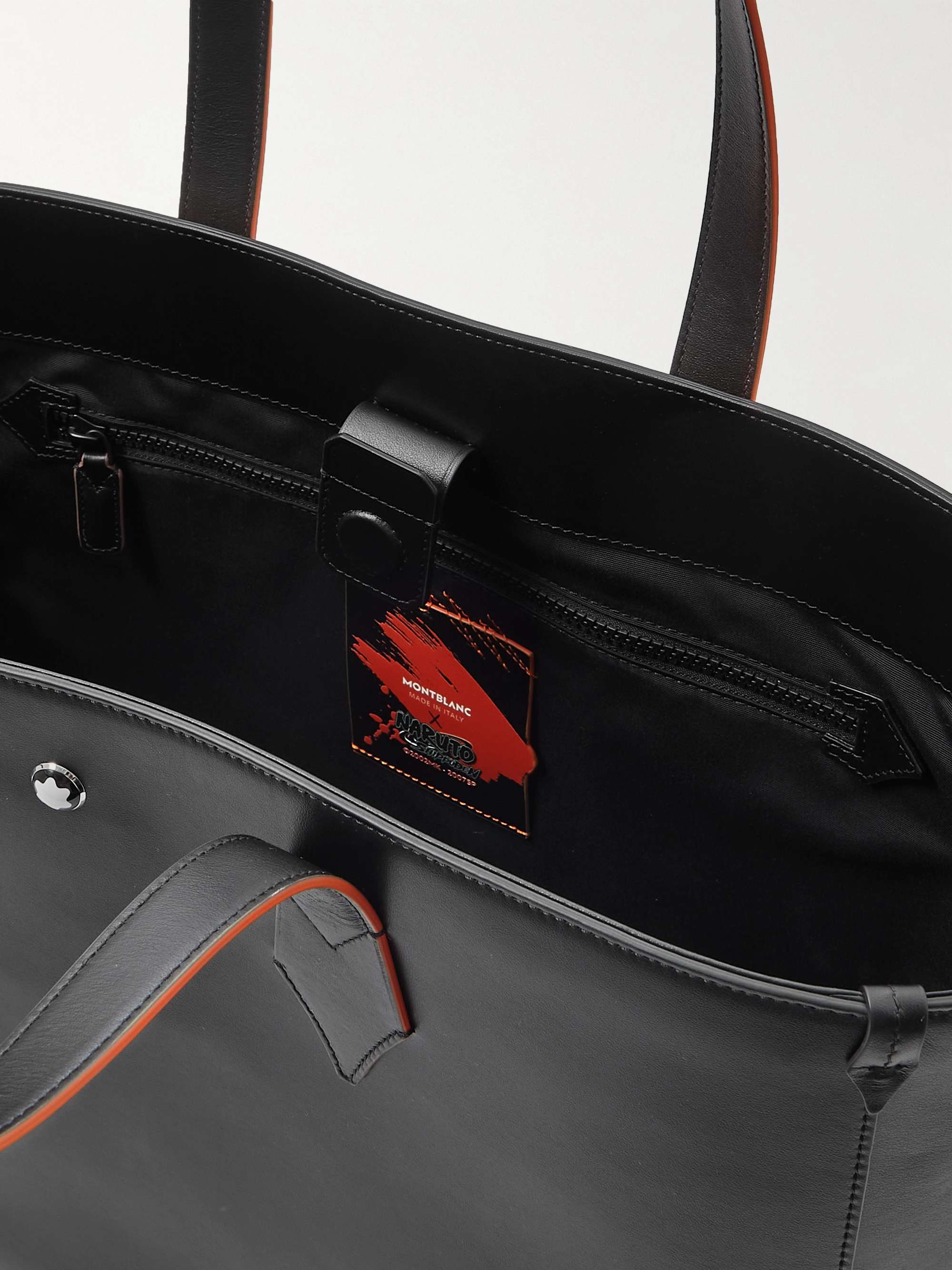 MONTBLANC + Naruto Printed Leather Tote Bag
