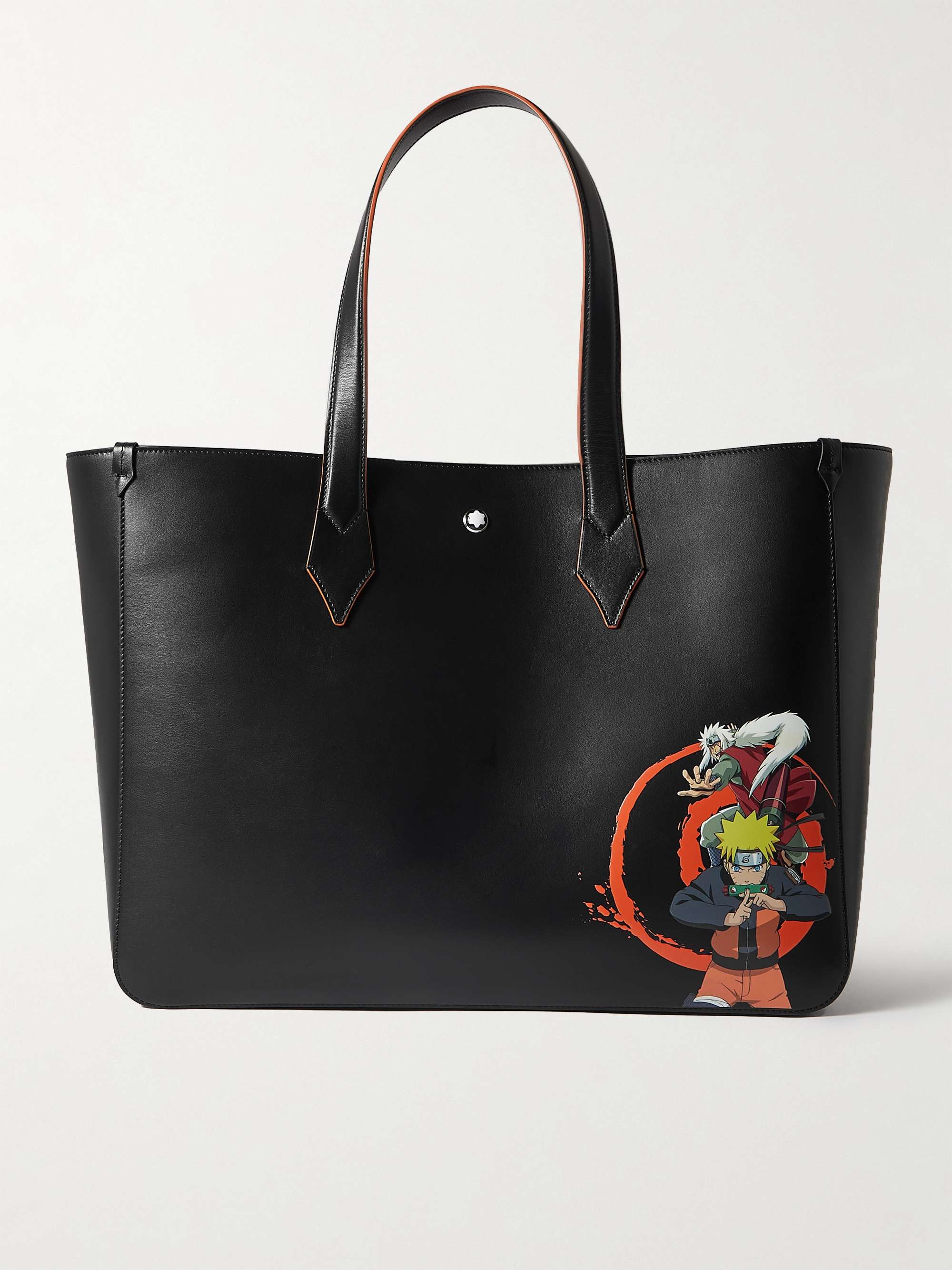 MONTBLANC + Naruto Printed Leather Tote Bag