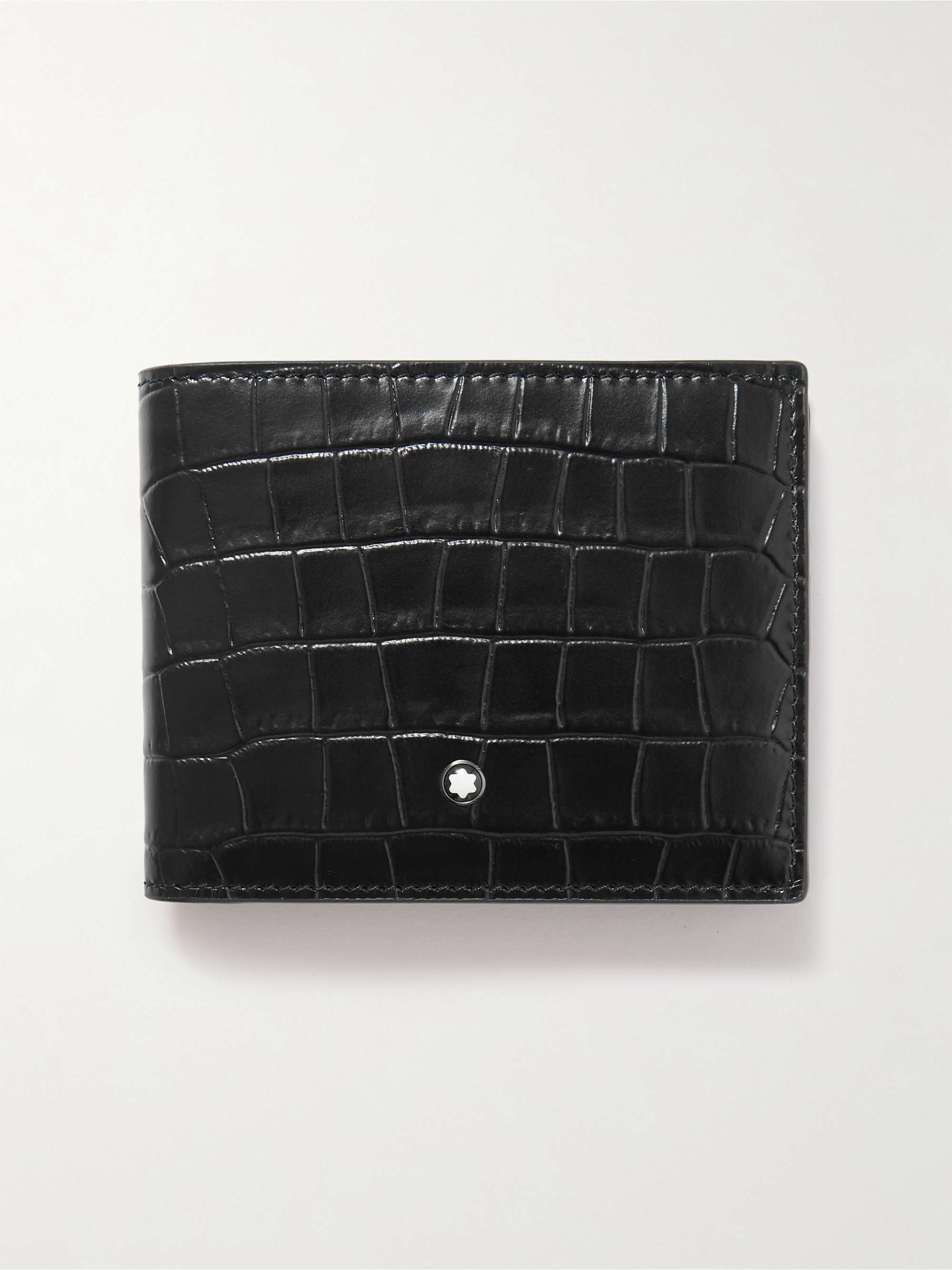 MONTBLANC Meisterstück Croc-Effect Leather Billfold Wallet