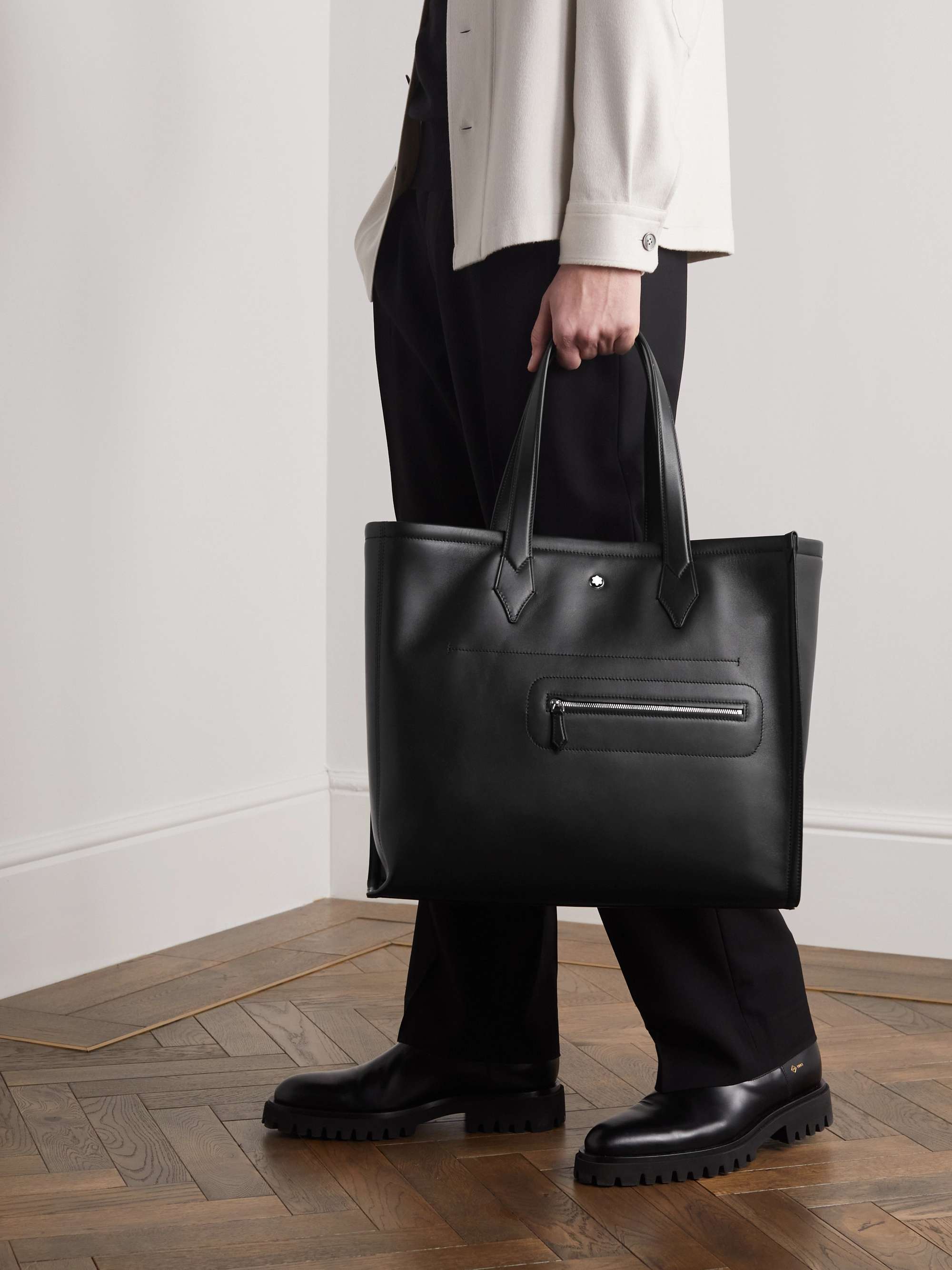 MONTBLANC Meisterstück Selection Leather Tote Bag