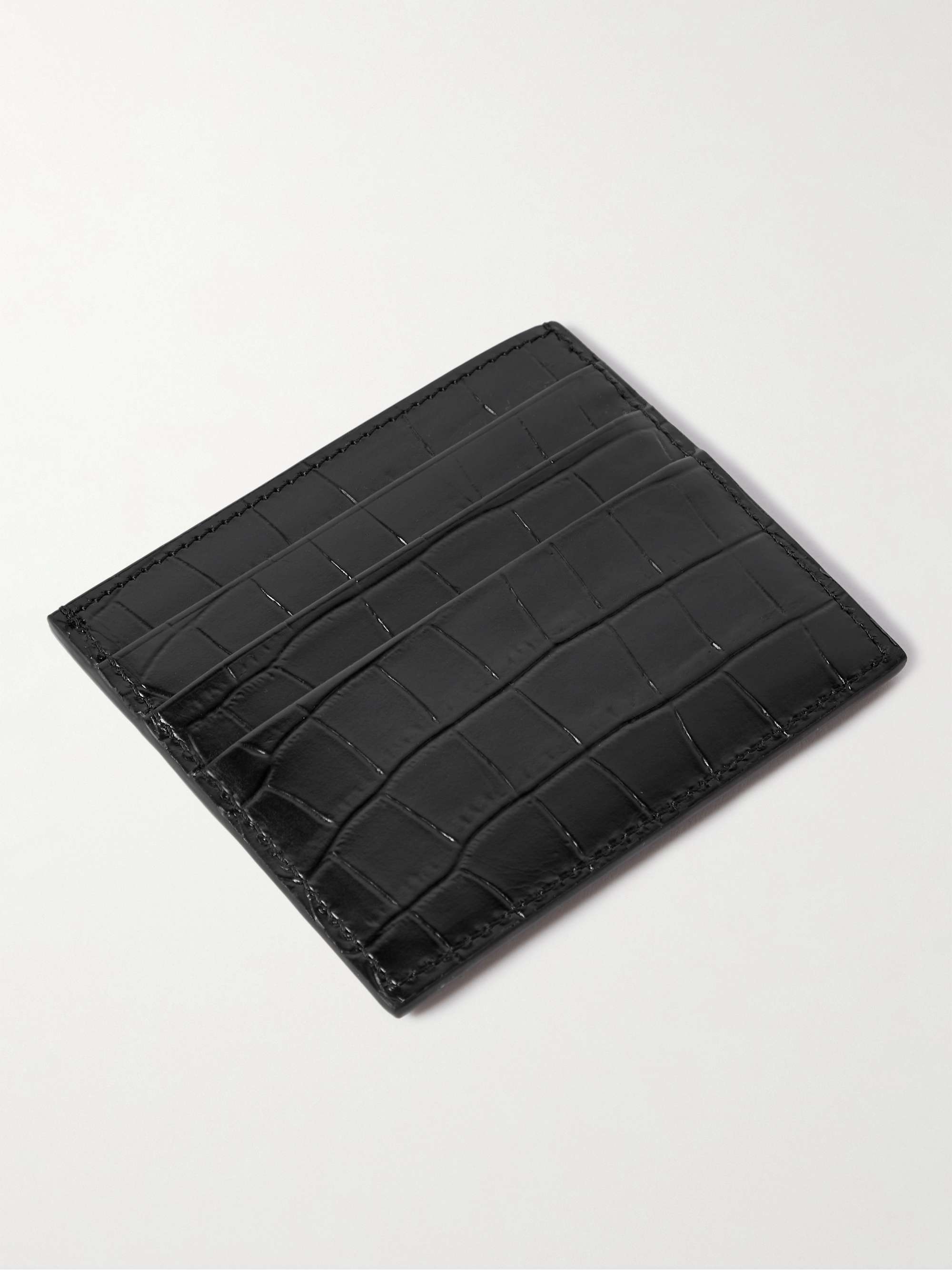 MONTBLANC Meisterstück Croc-Effect Leather Cardholder