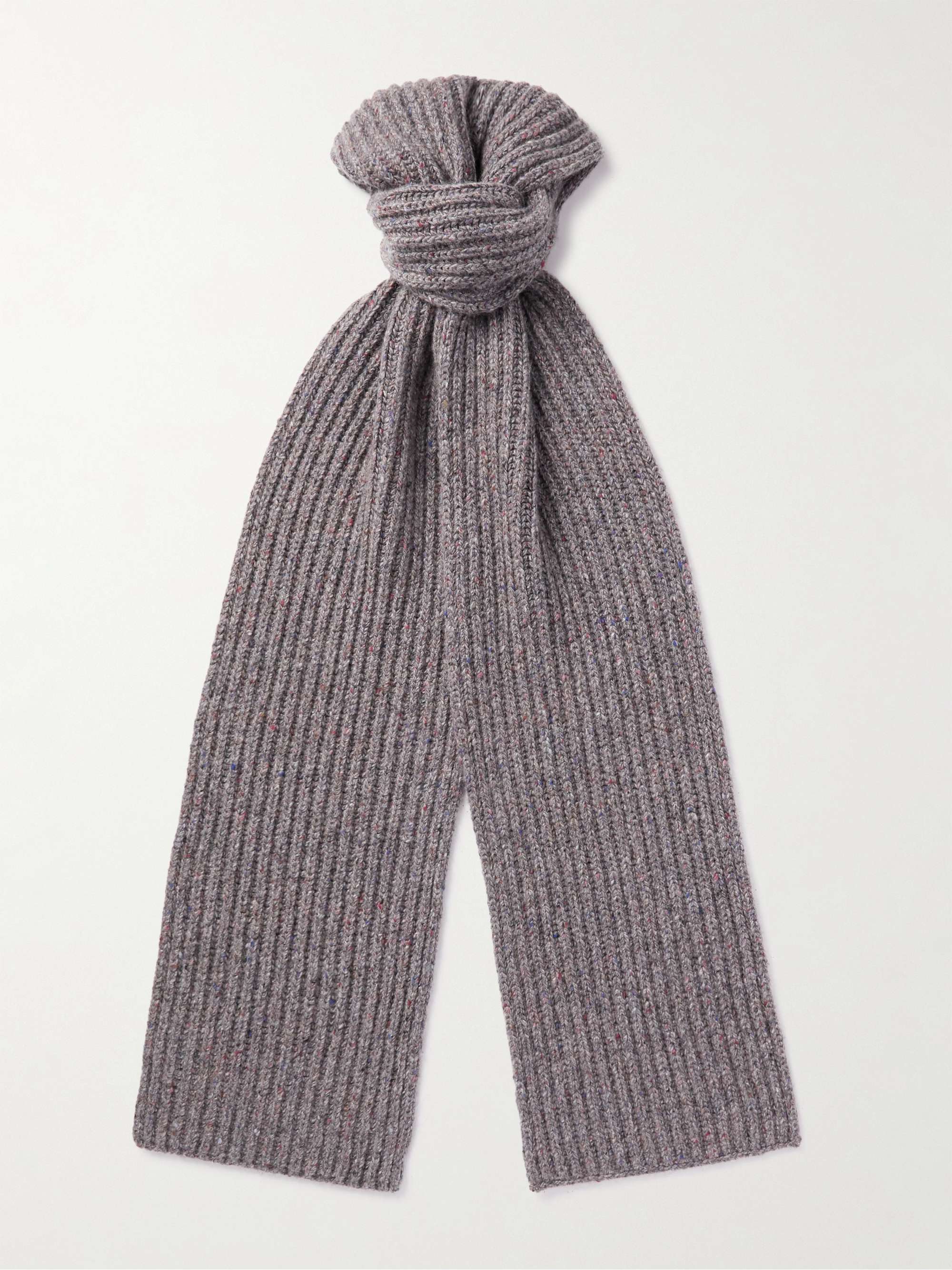 GABRIELA HEARST Ribbed Cashmere Scarf for Men