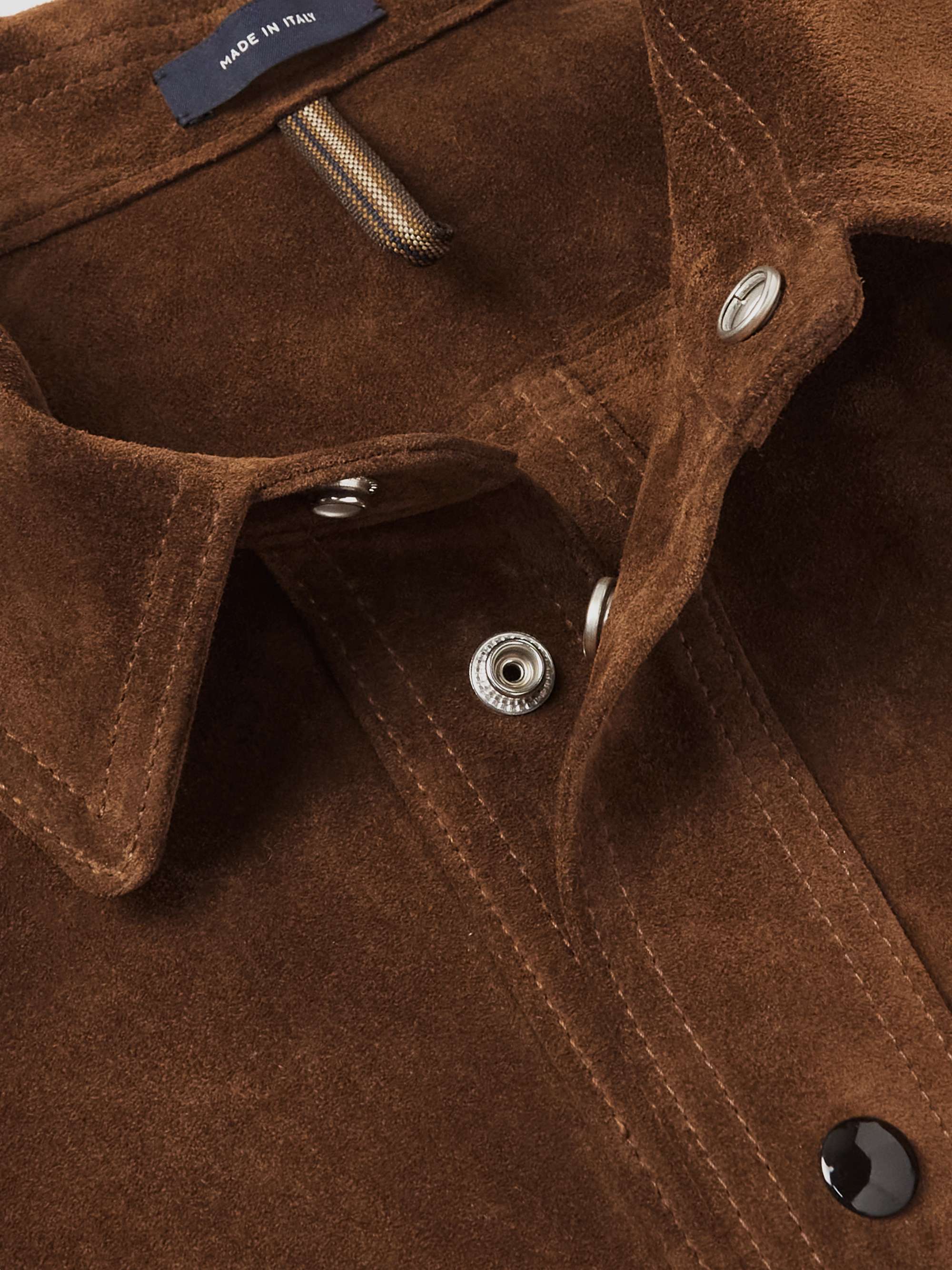 DRAKE'S Suede Jacket