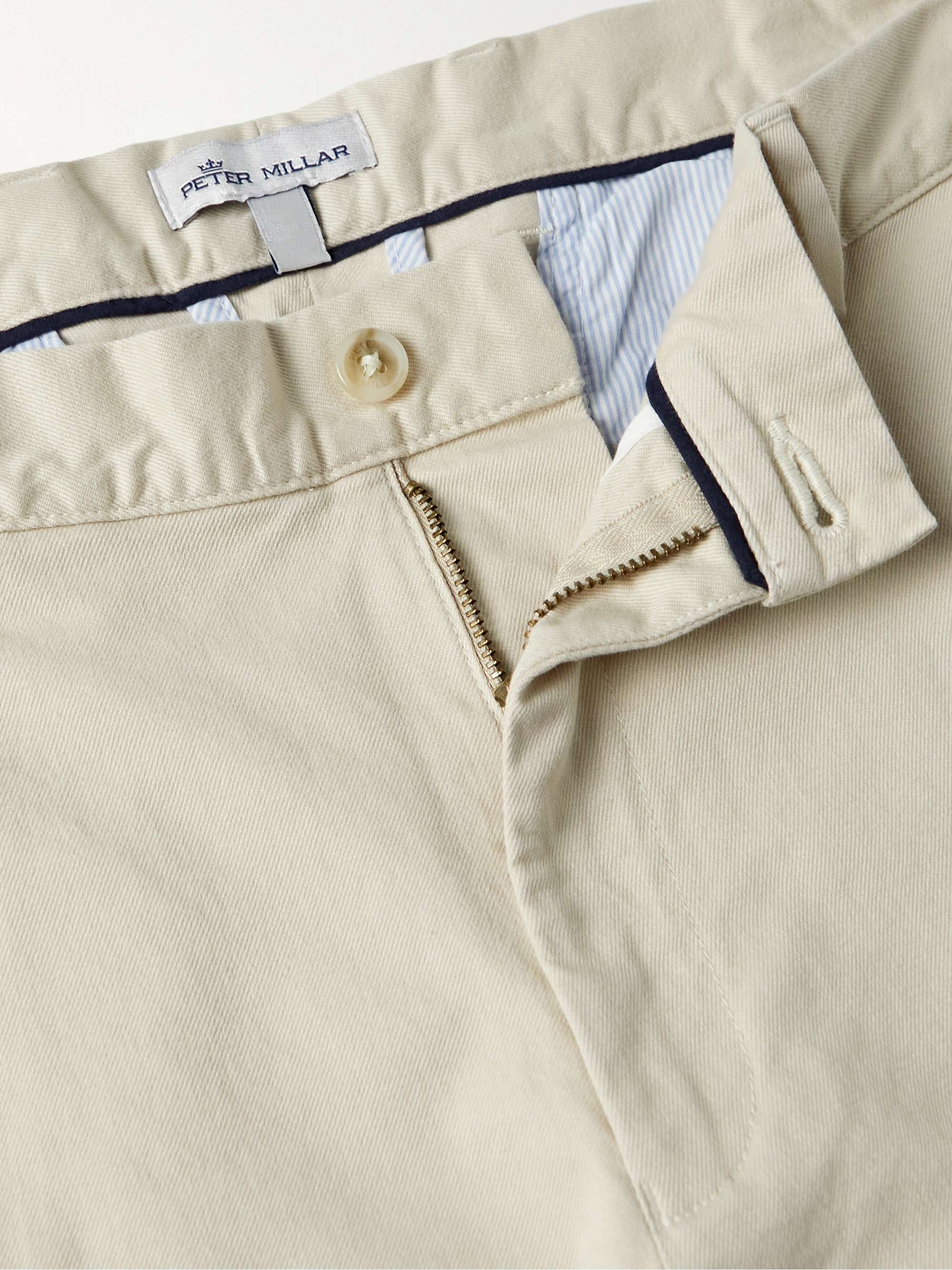 PETER MILLAR Pilot Straight-Leg Stretch-Pima Cotton-Twill Trousers
