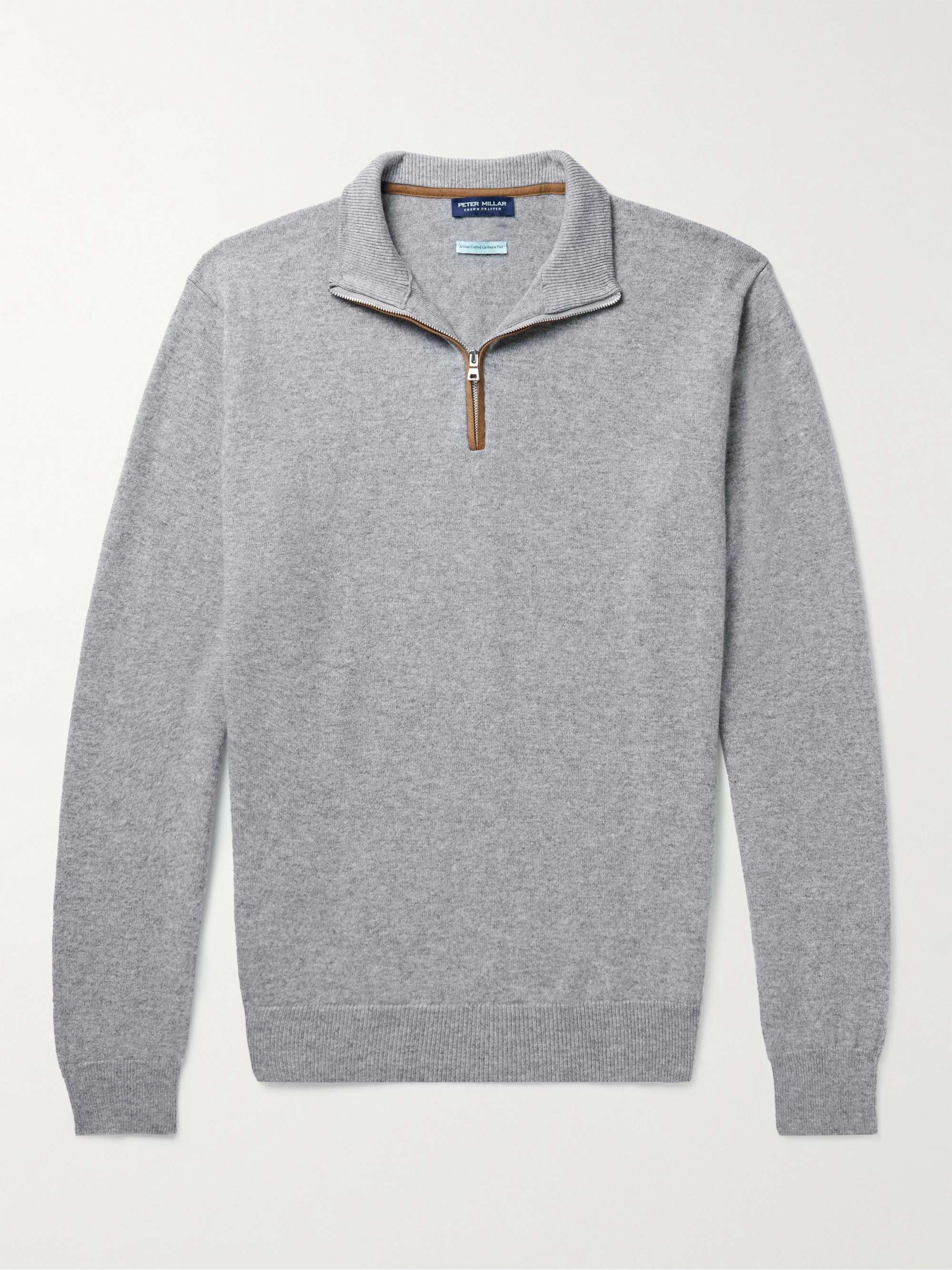 PETER MILLAR Cashmere-Blend Half-Zip Sweater