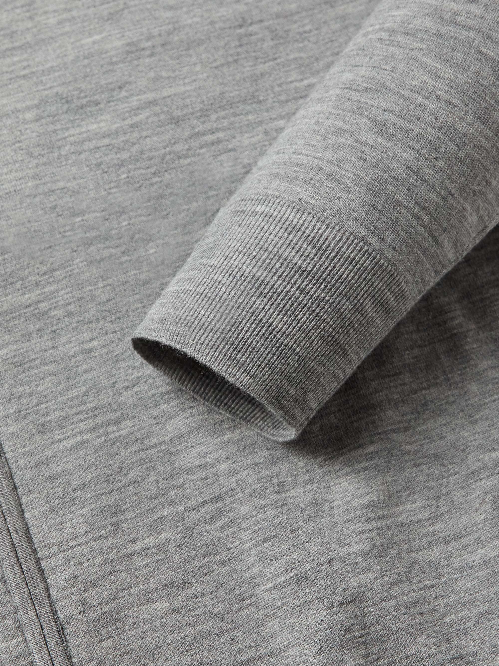 PETER MILLAR Excursionist Flex Slim-Fit Wool-Blend Zip-Up Sweater