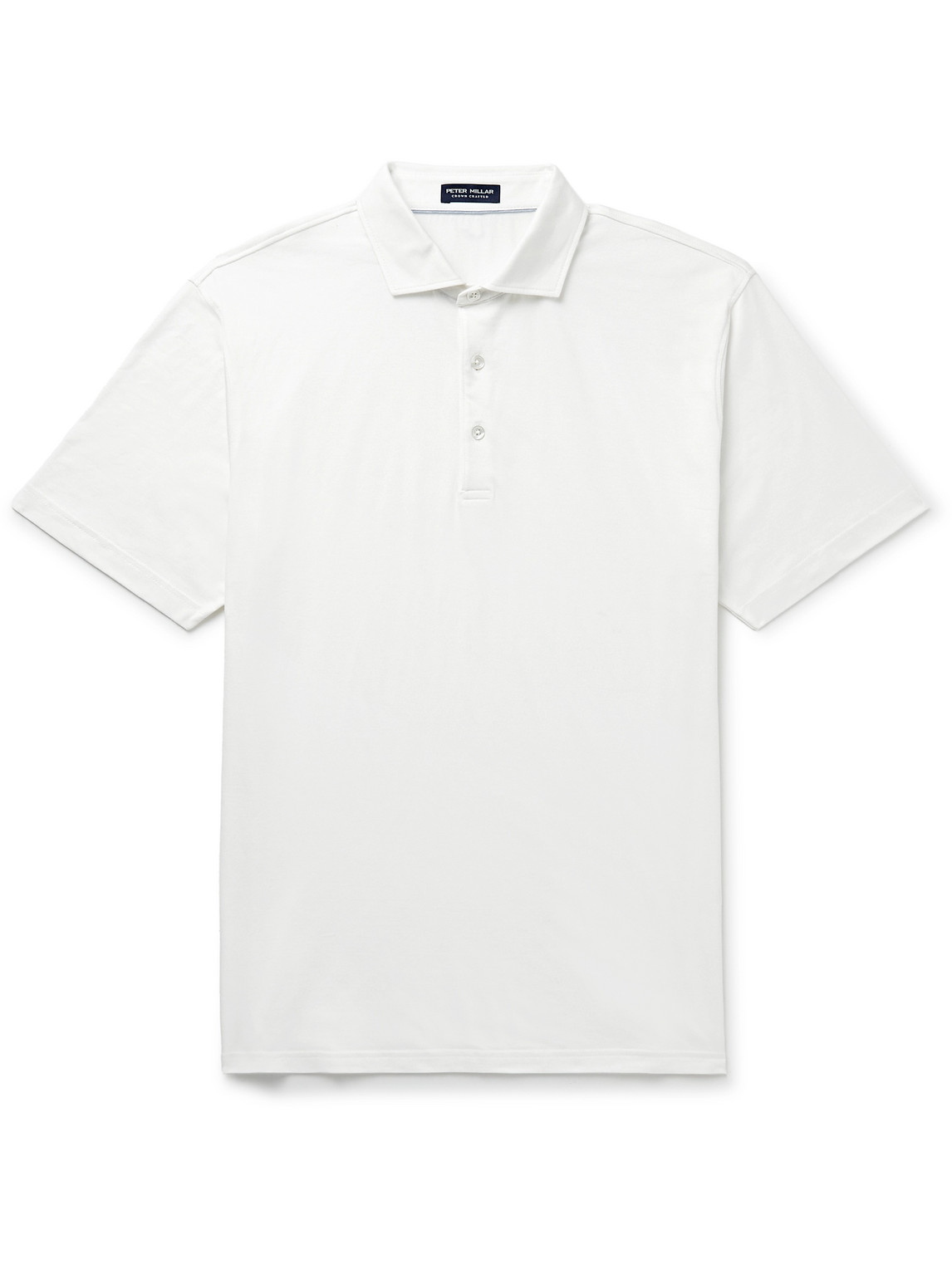 Peter Millar Drirelease Natural Touch Polo Shirt In White