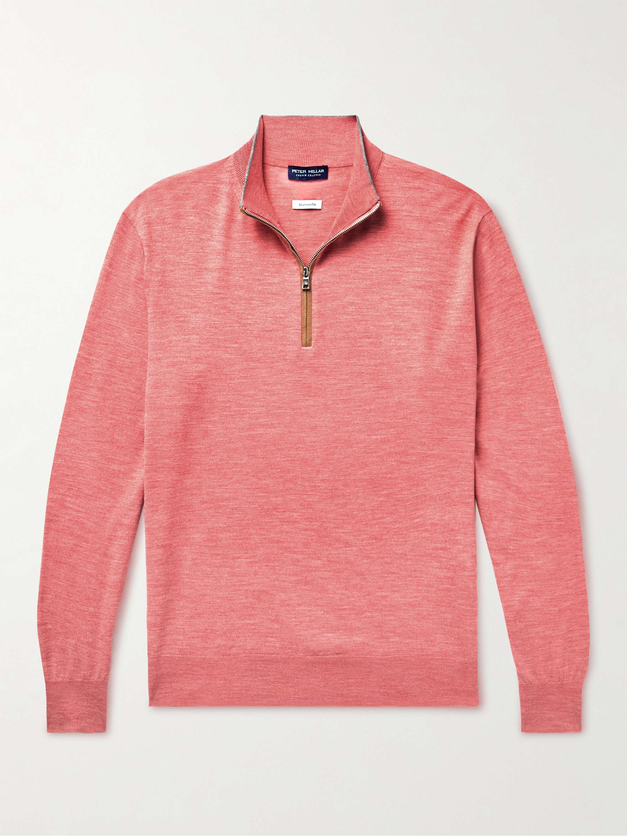 PETER MILLAR Excursionist Flex Wool-Blend Half-Zip Sweater