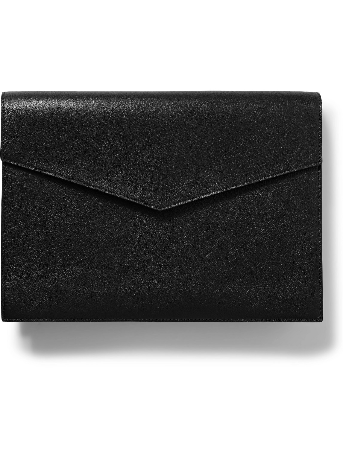 Textured-Leather Pouch