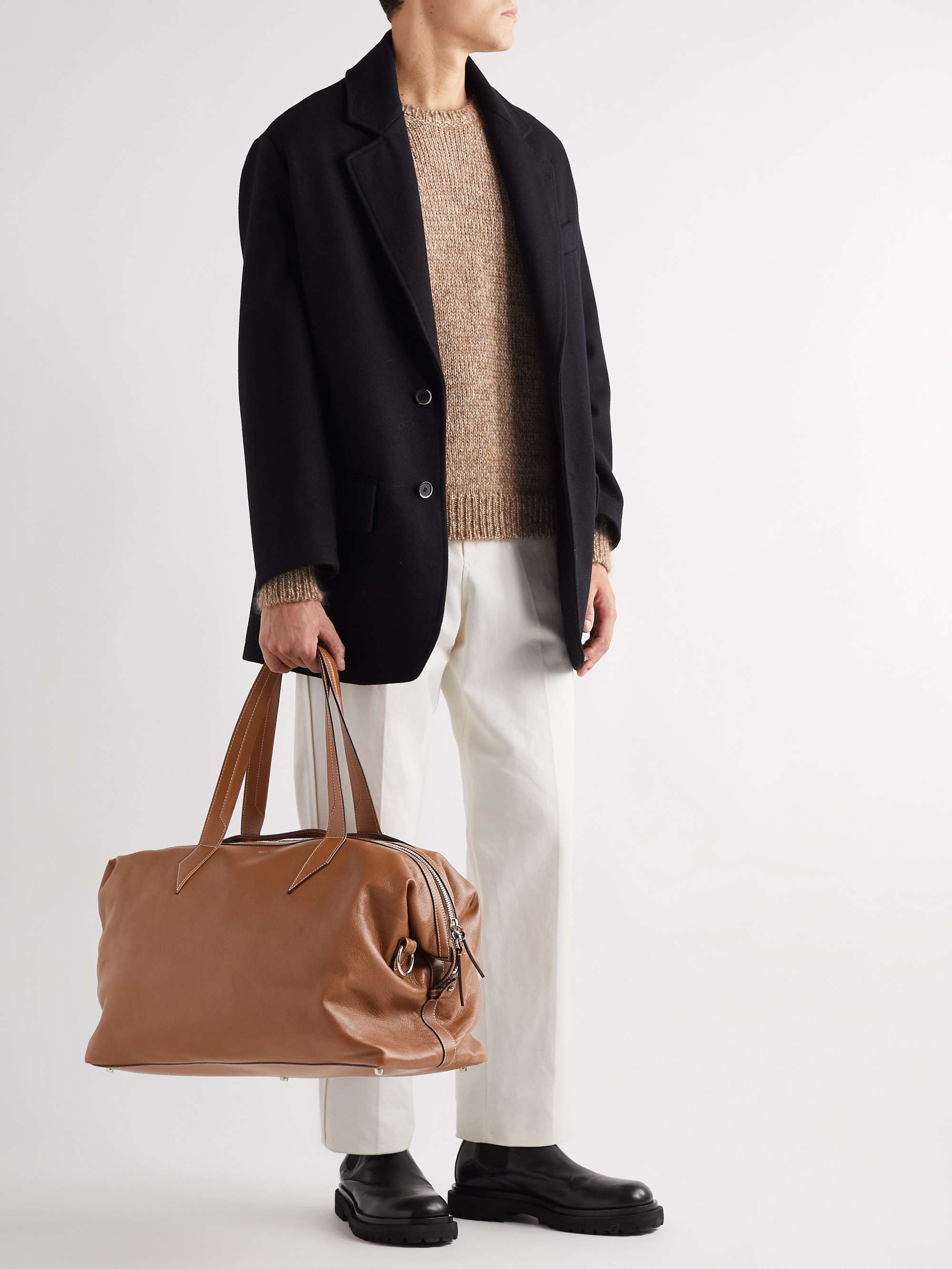 MÉTIER Nomad Leather Weekend Bag