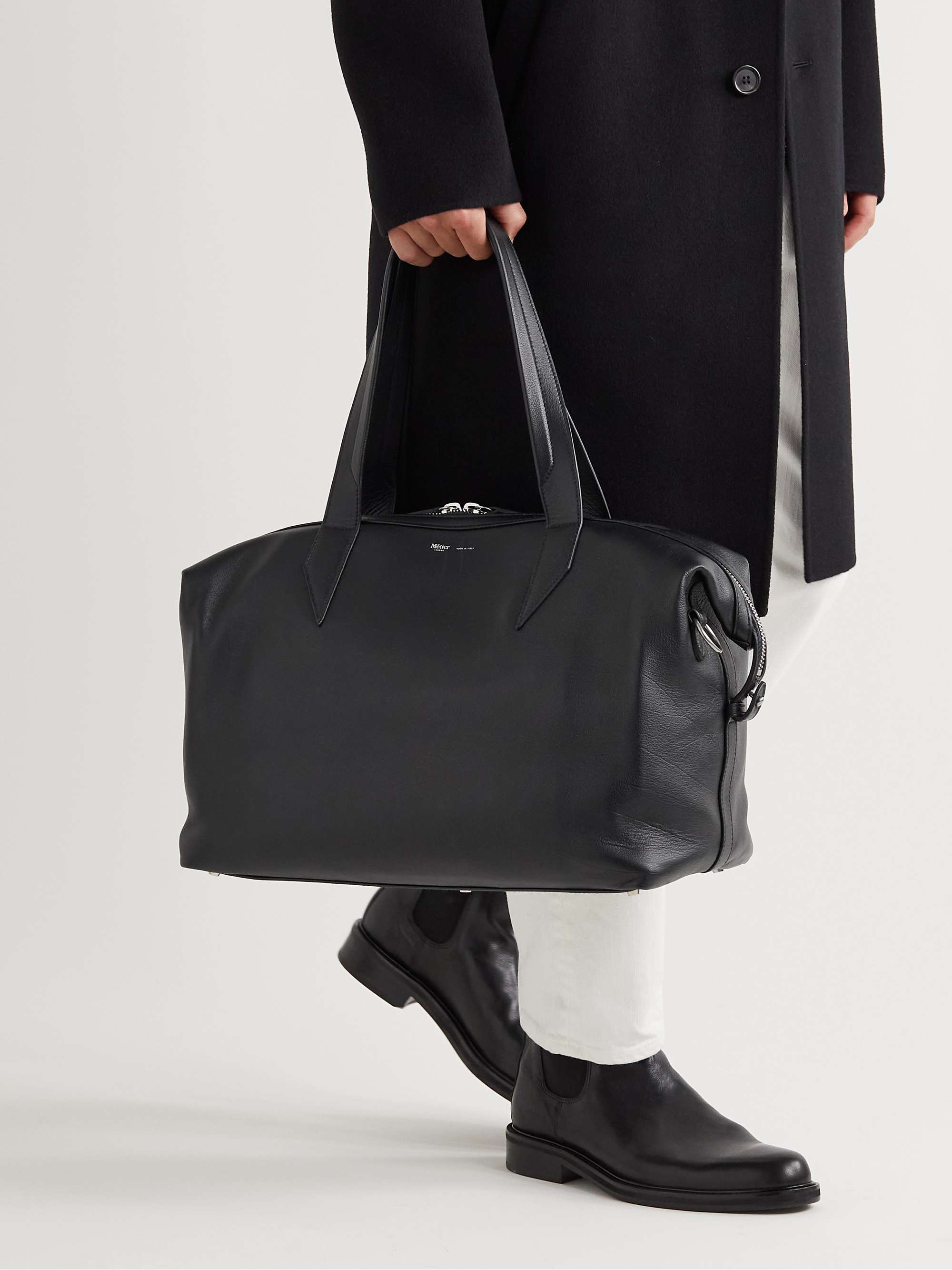 MÉTIER Nomad Full-Grain Leather Holdall