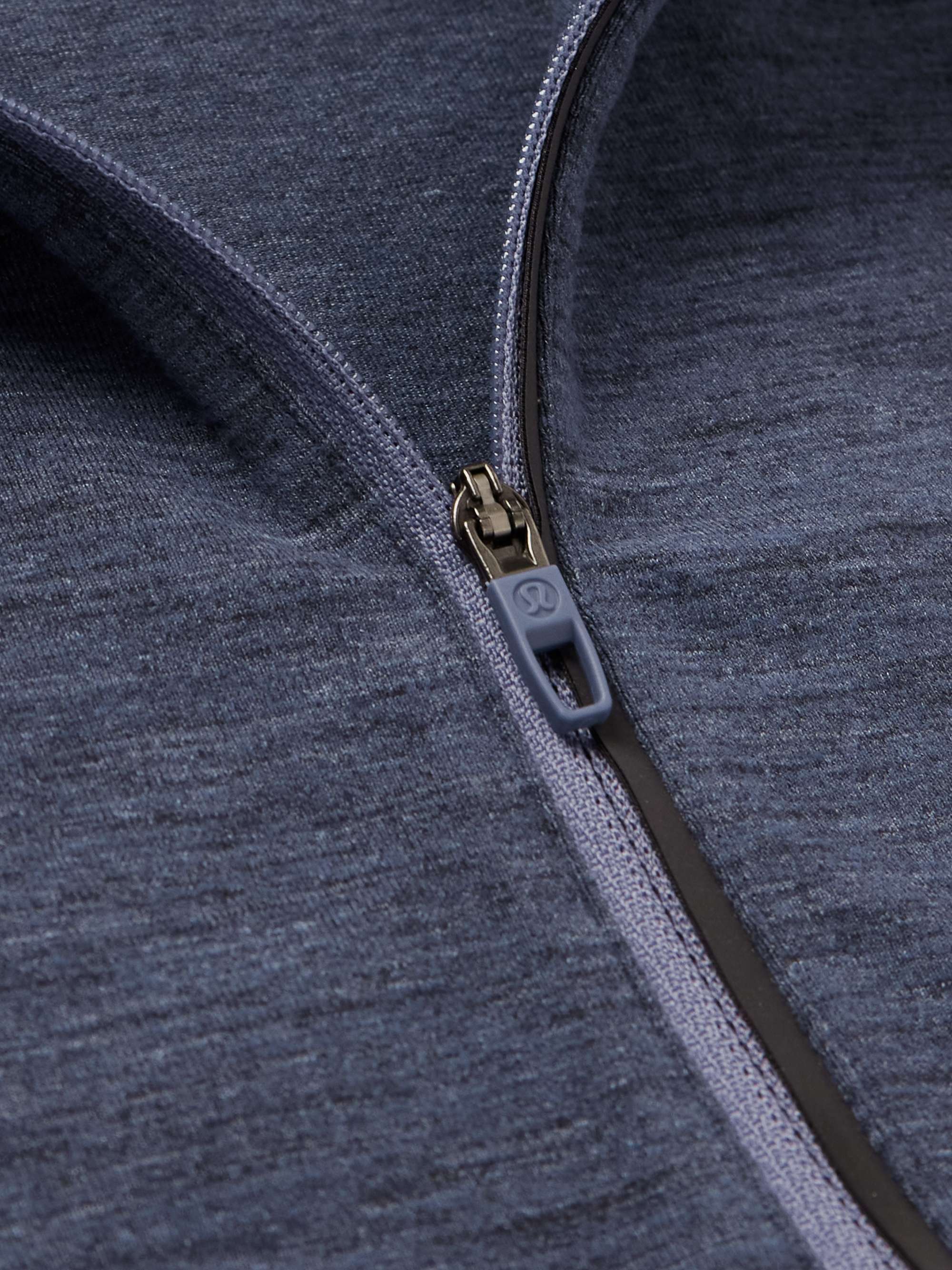 LULULEMON Stretch-Knit Half-Zip Running Top