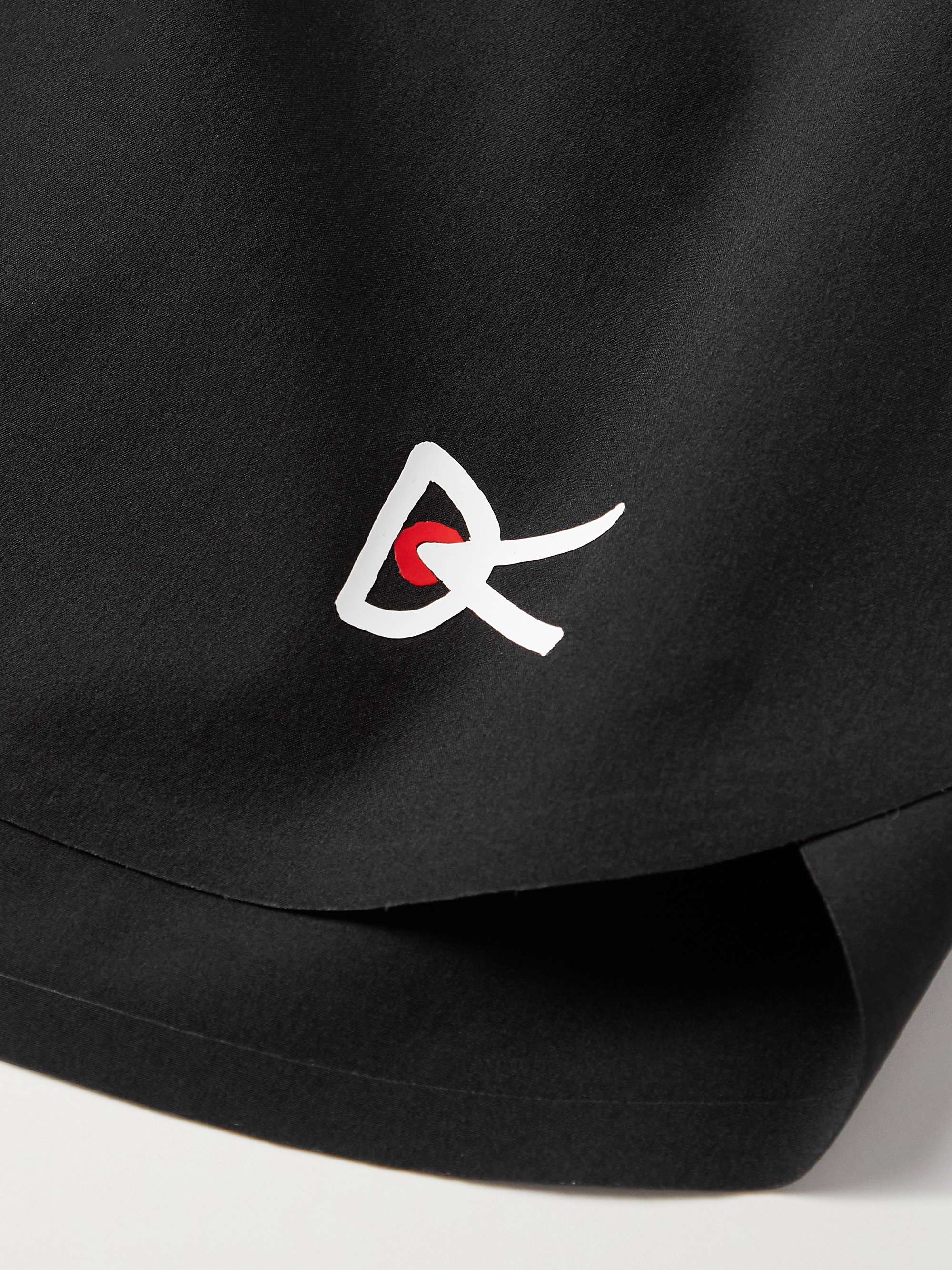 DISTRICT VISION + Sri Chinmoy Centre Mula Slim-Fit Logo-Print Stretch-Shell Shorts