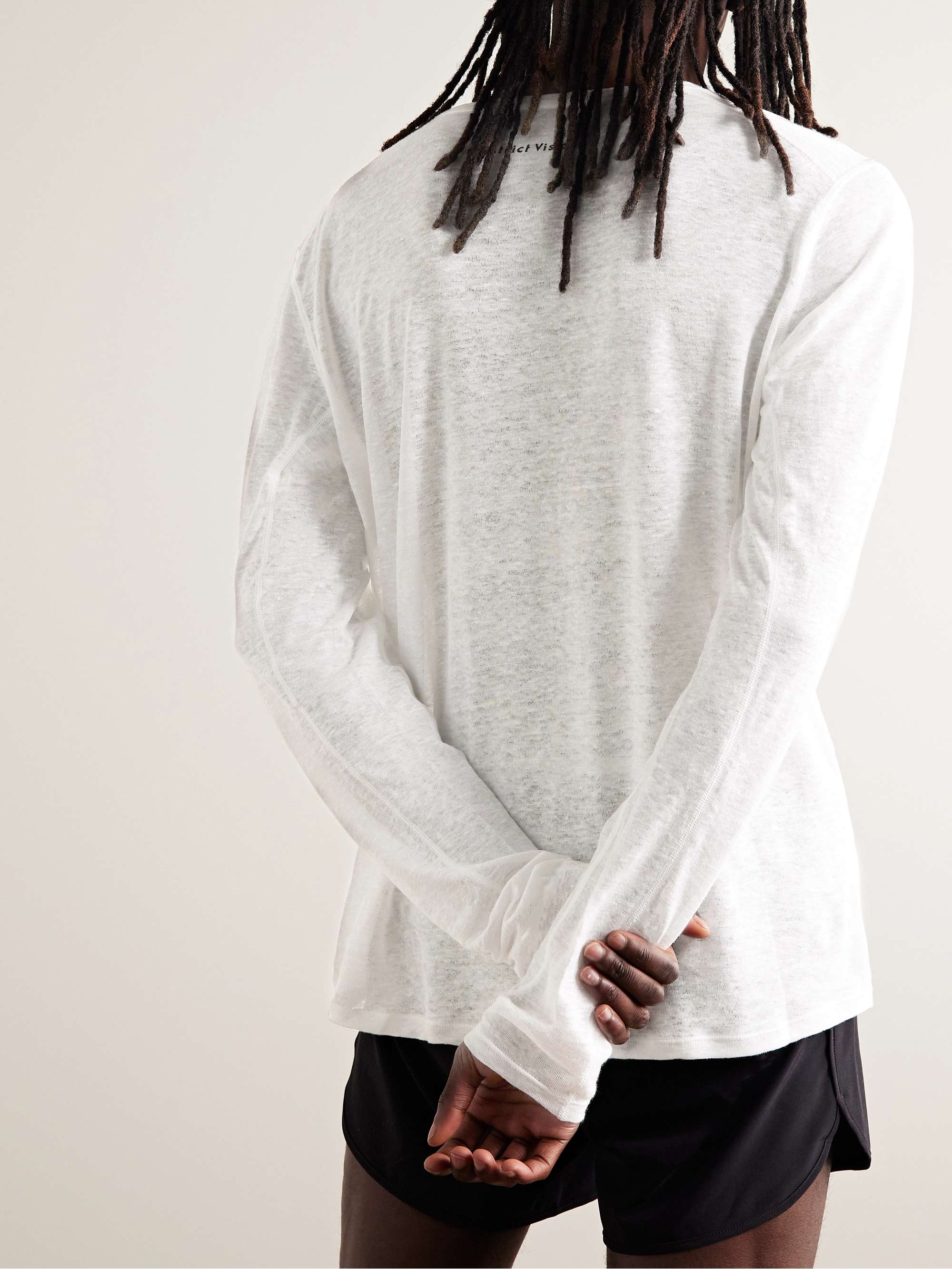 DISTRICT VISION Sukha Logo-Print Hemp-Jersey T-Shirt