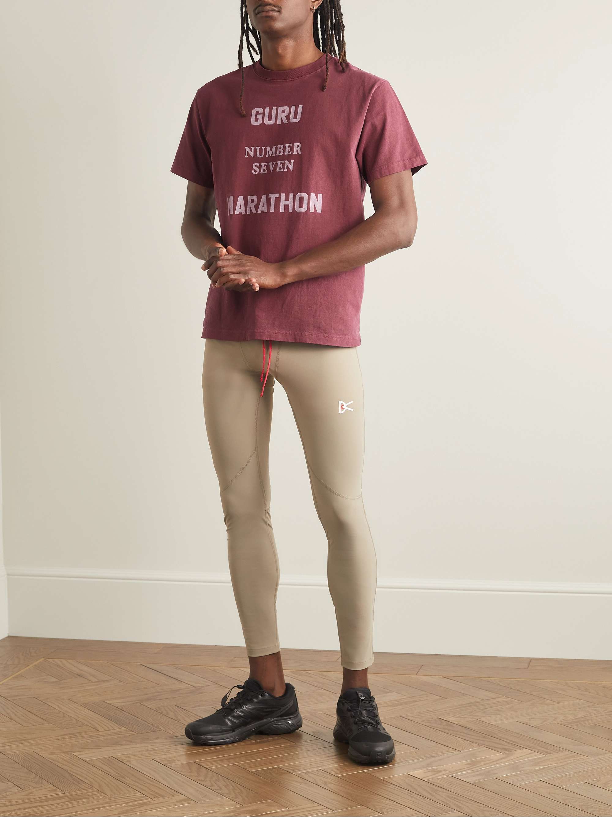 DISTRICT VISION + Sri Chinmoy Centre Karuna Printed Cotton-Jersey T-Shirt