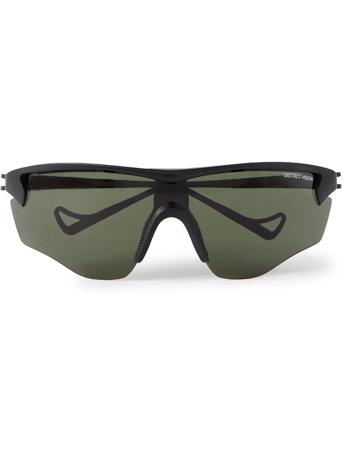 District Vision Junya Racer Running Sunglasses In Black
