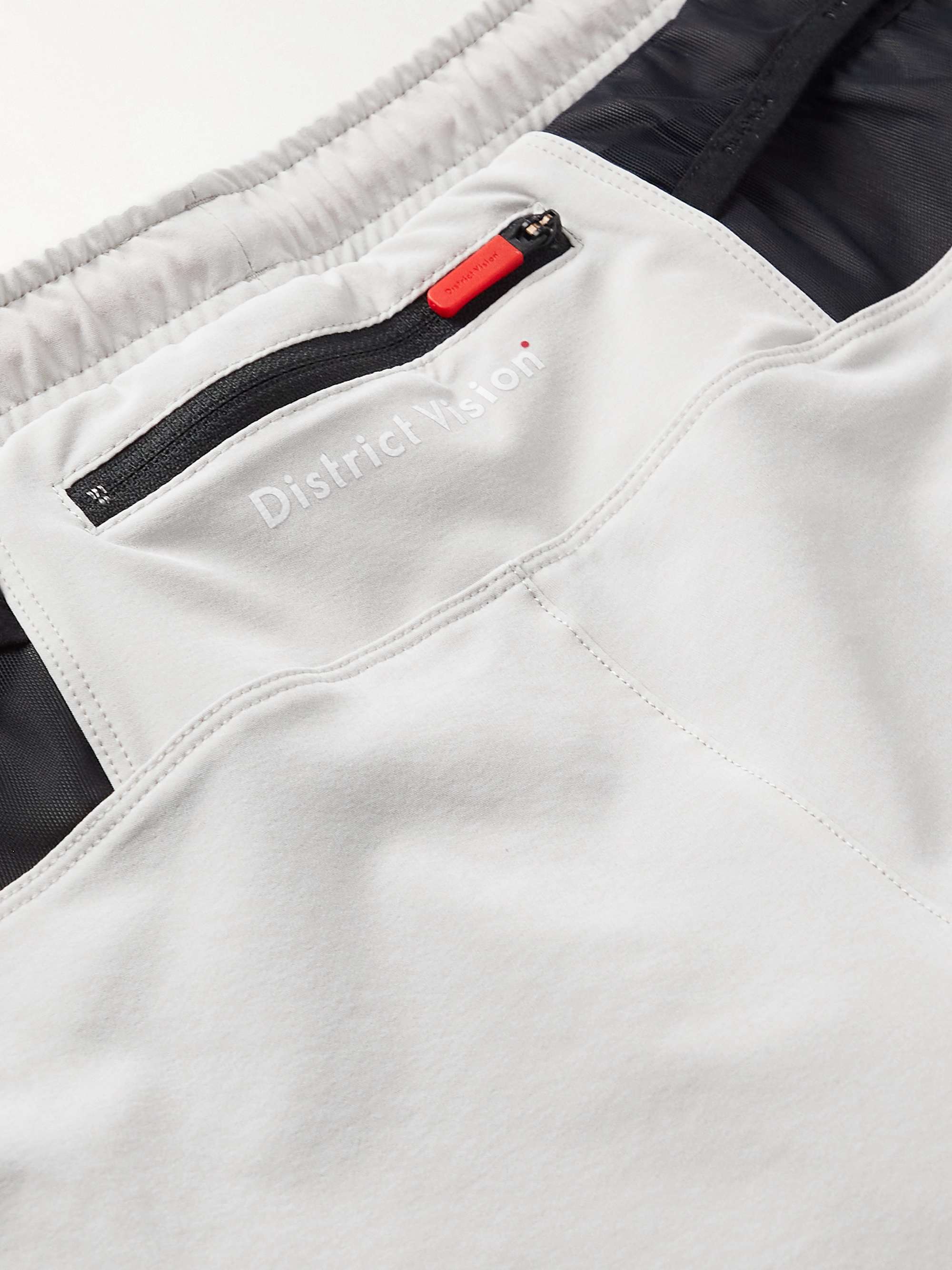 DISTRICT VISION Aaron Straight-Leg Layered Shell Drawstring Shorts