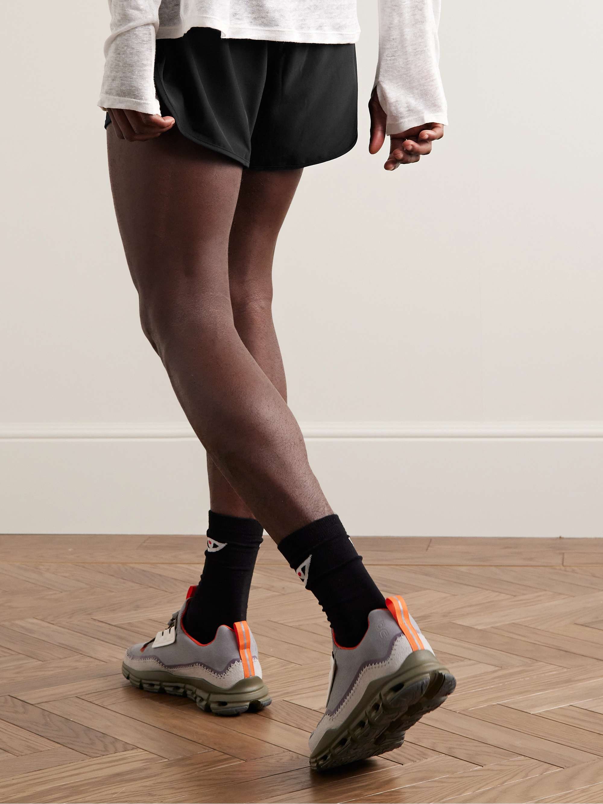 DISTRICT VISION Spino Slim-Fit Stretch-Shell Drawstring Shorts