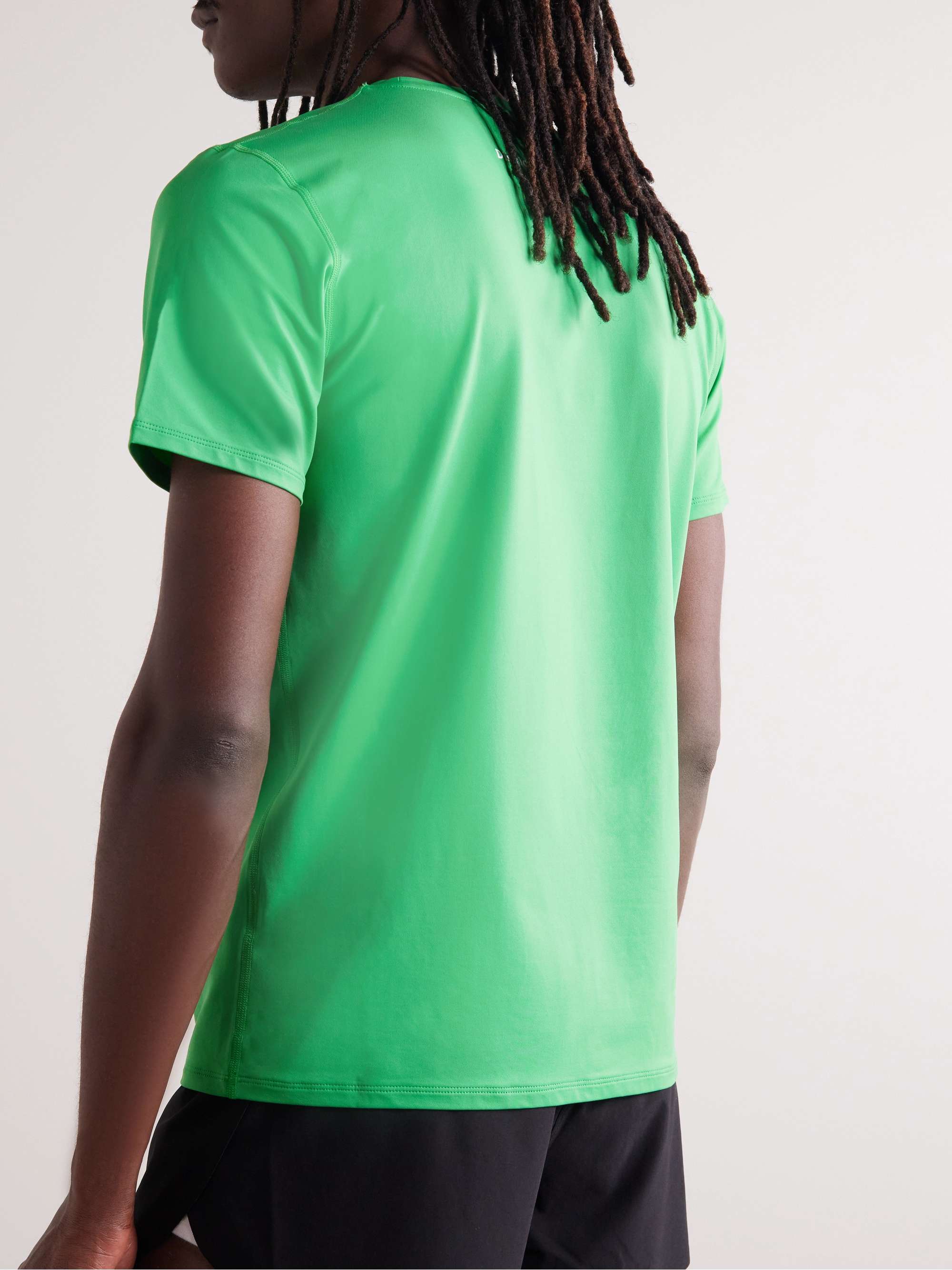 DISTRICT VISION Deva Logo-Print Stretch-Jersey T-Shirt