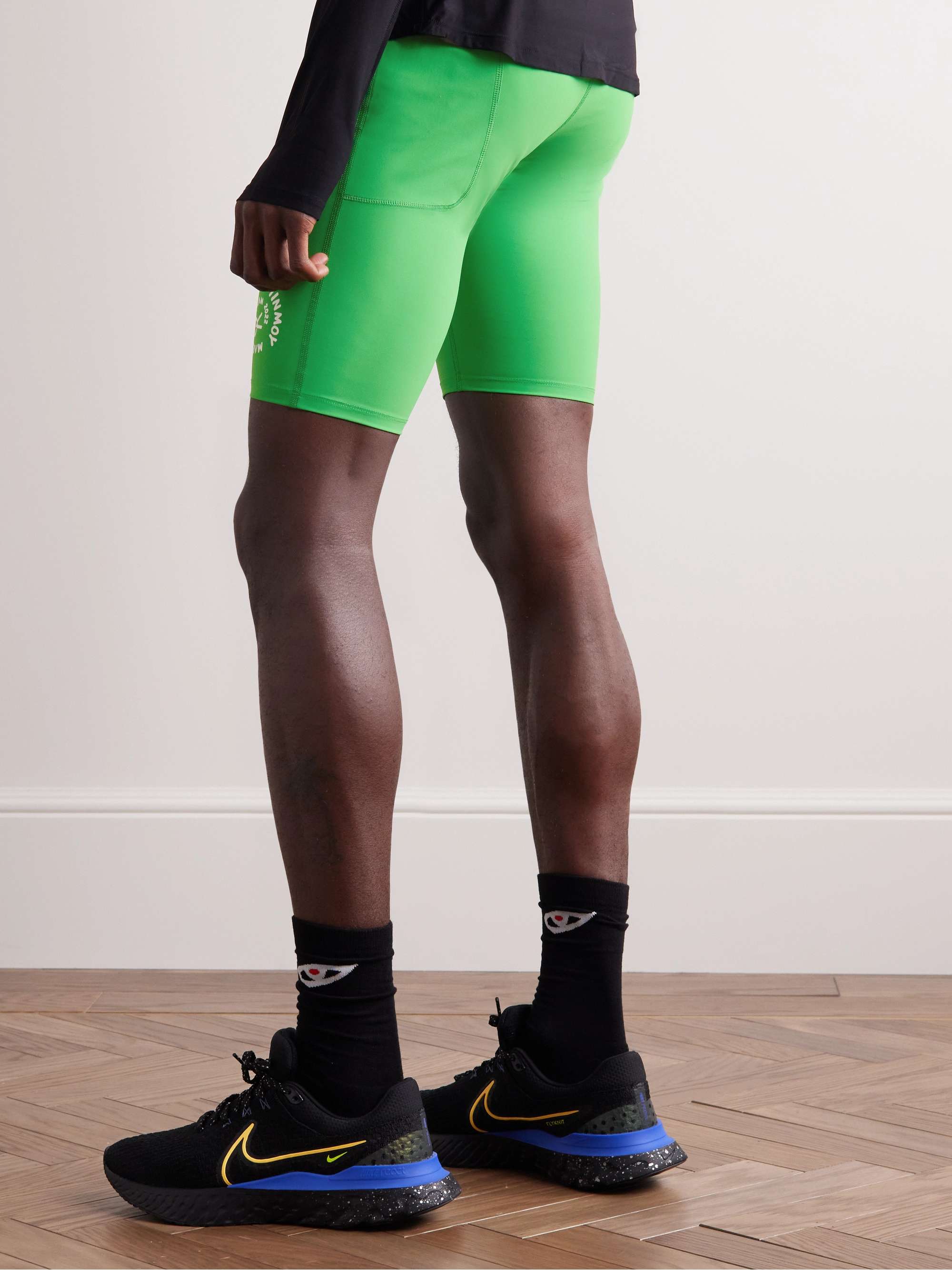 DISTRICT VISION + Sri Chinmoy Centre TomTom Speed Tight Stretch Tech-Shell Running Shorts