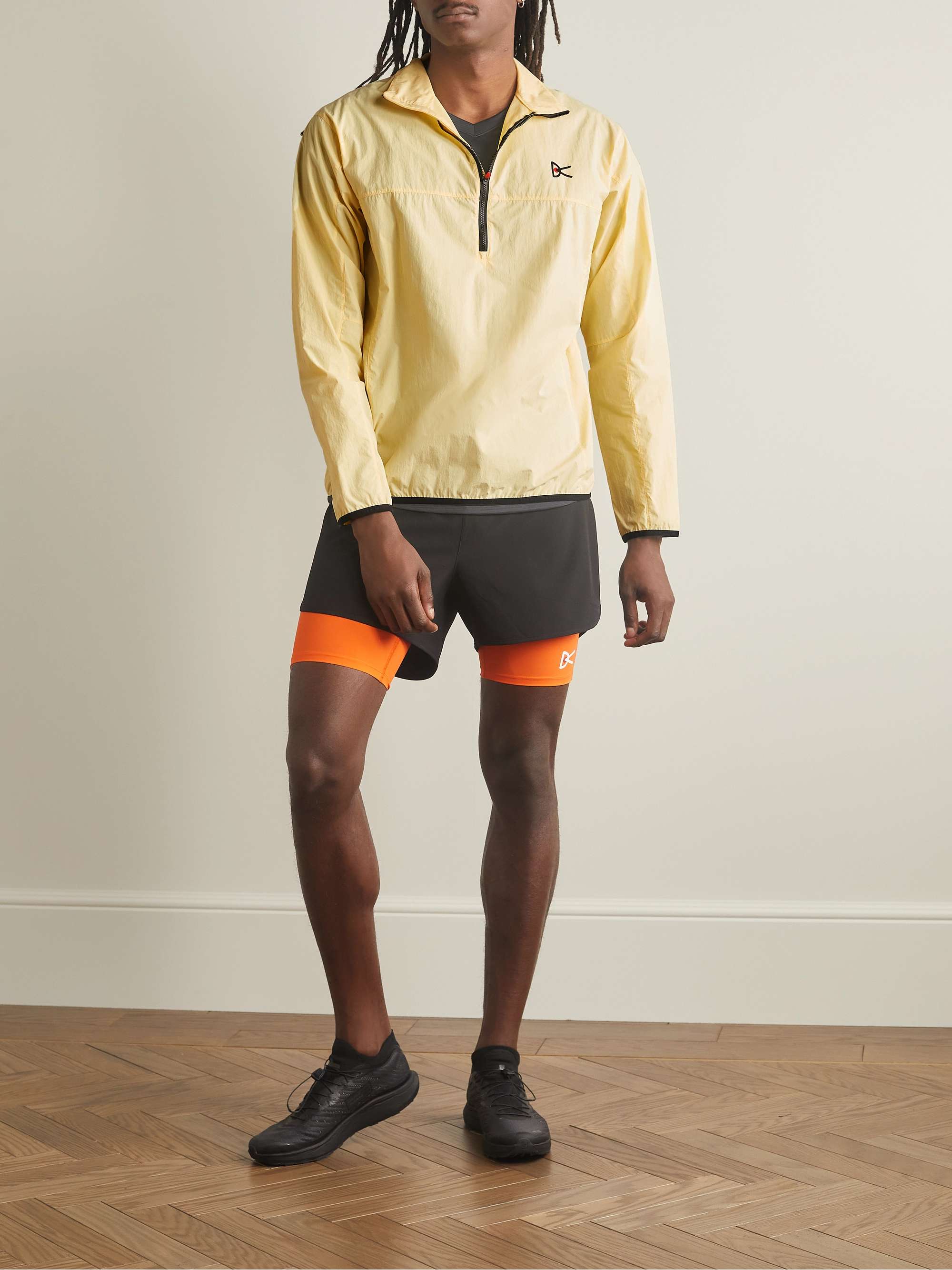 DISTRICT VISION Theo Recycled-Nylon Half-Zip Jacket
