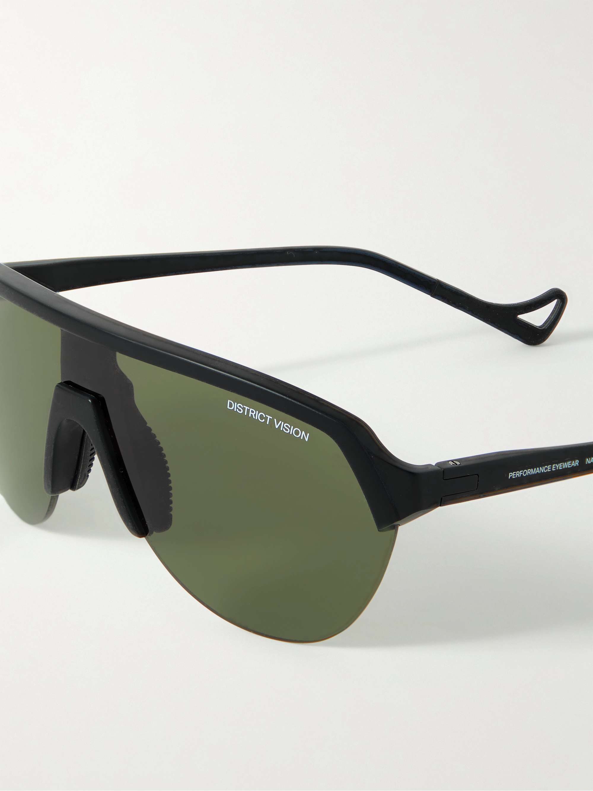 DISTRICT VISION Nagata Speed Blade Nylon and Titanium Sunglasses