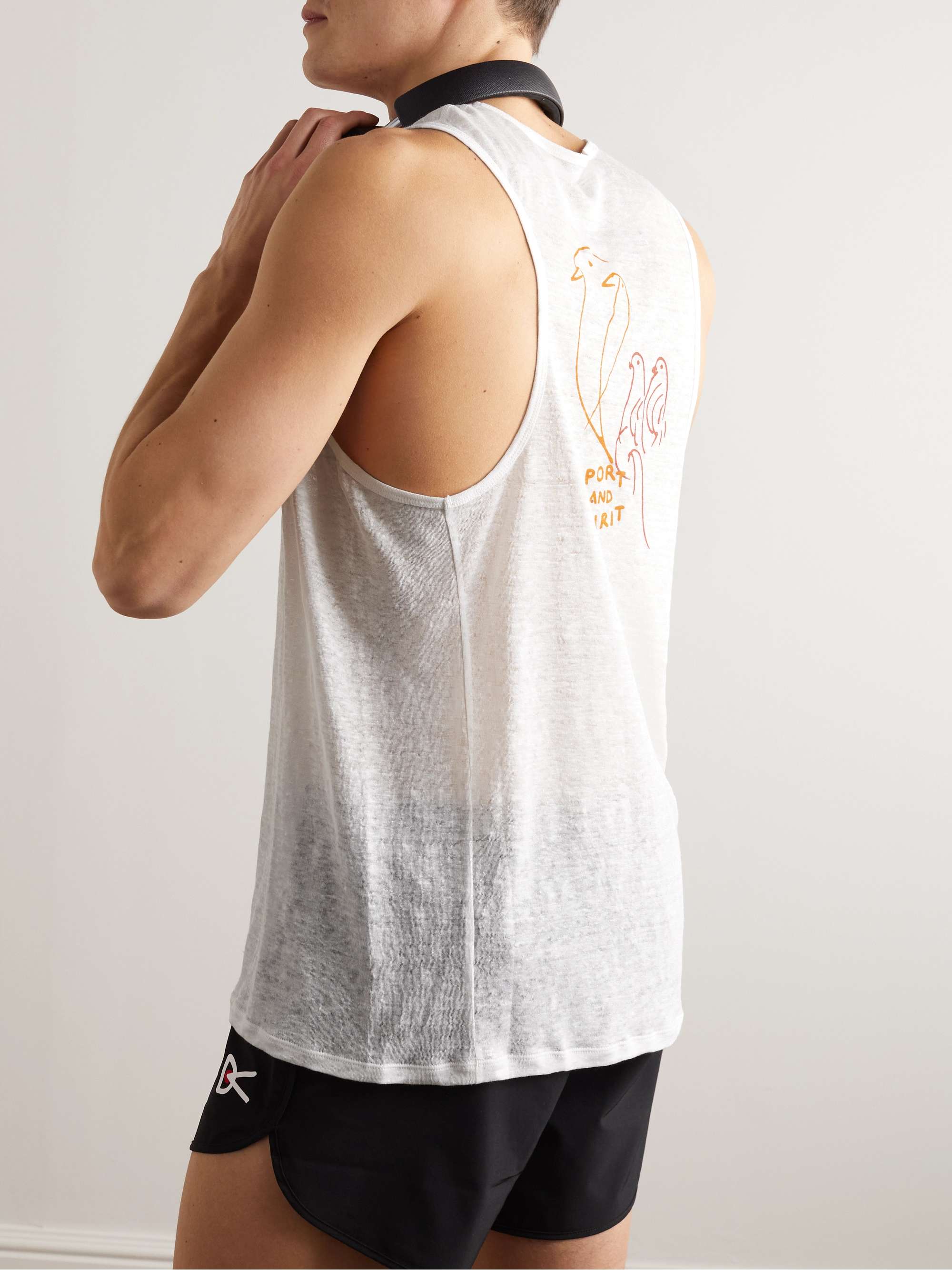 DISTRICT VISION + Sri Chinmoy Centre Sukha Hemp Running Tank Top