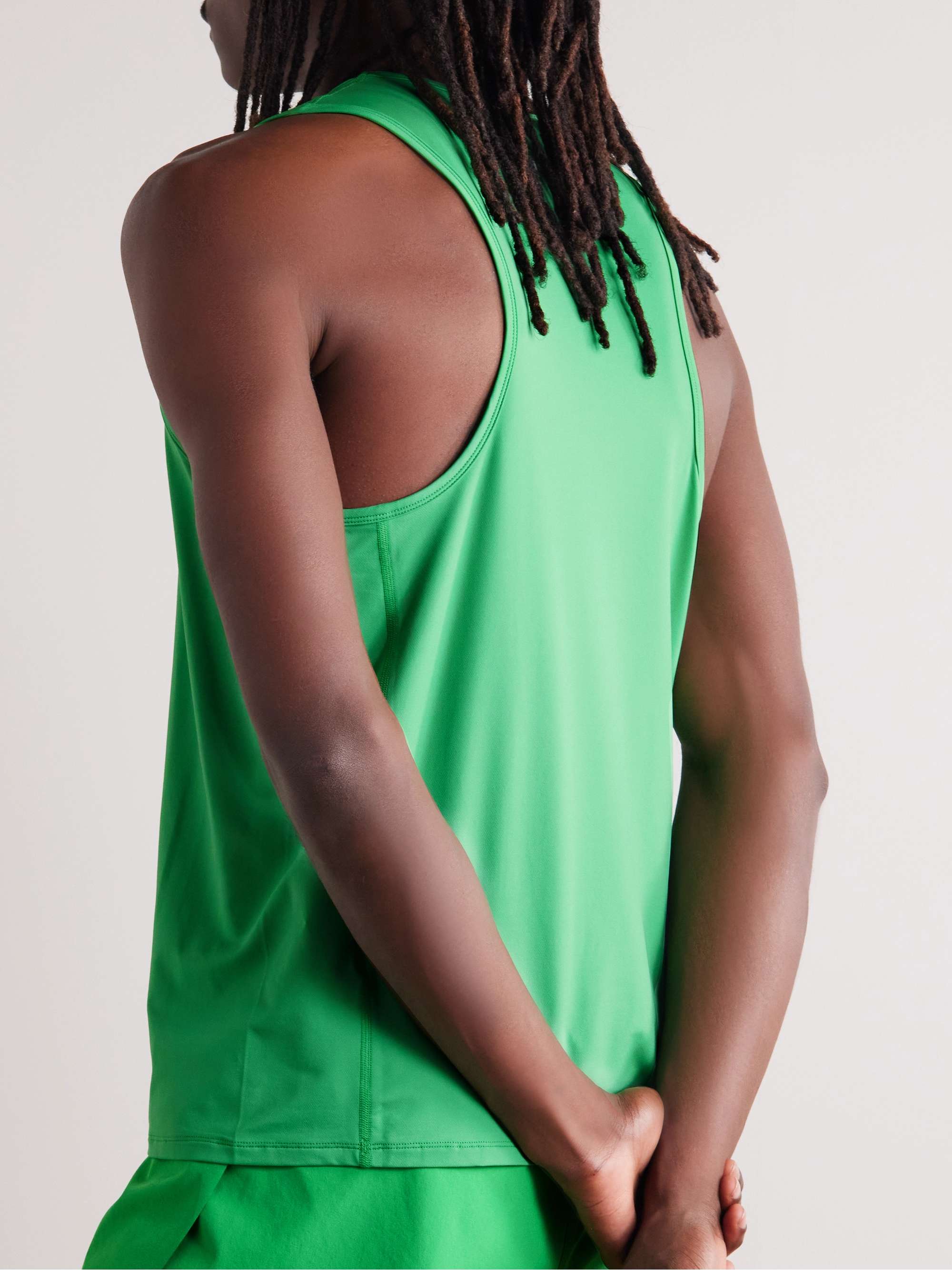 DISTRICT VISION Deva Logo-Print Stretch-Jersey Tank Top