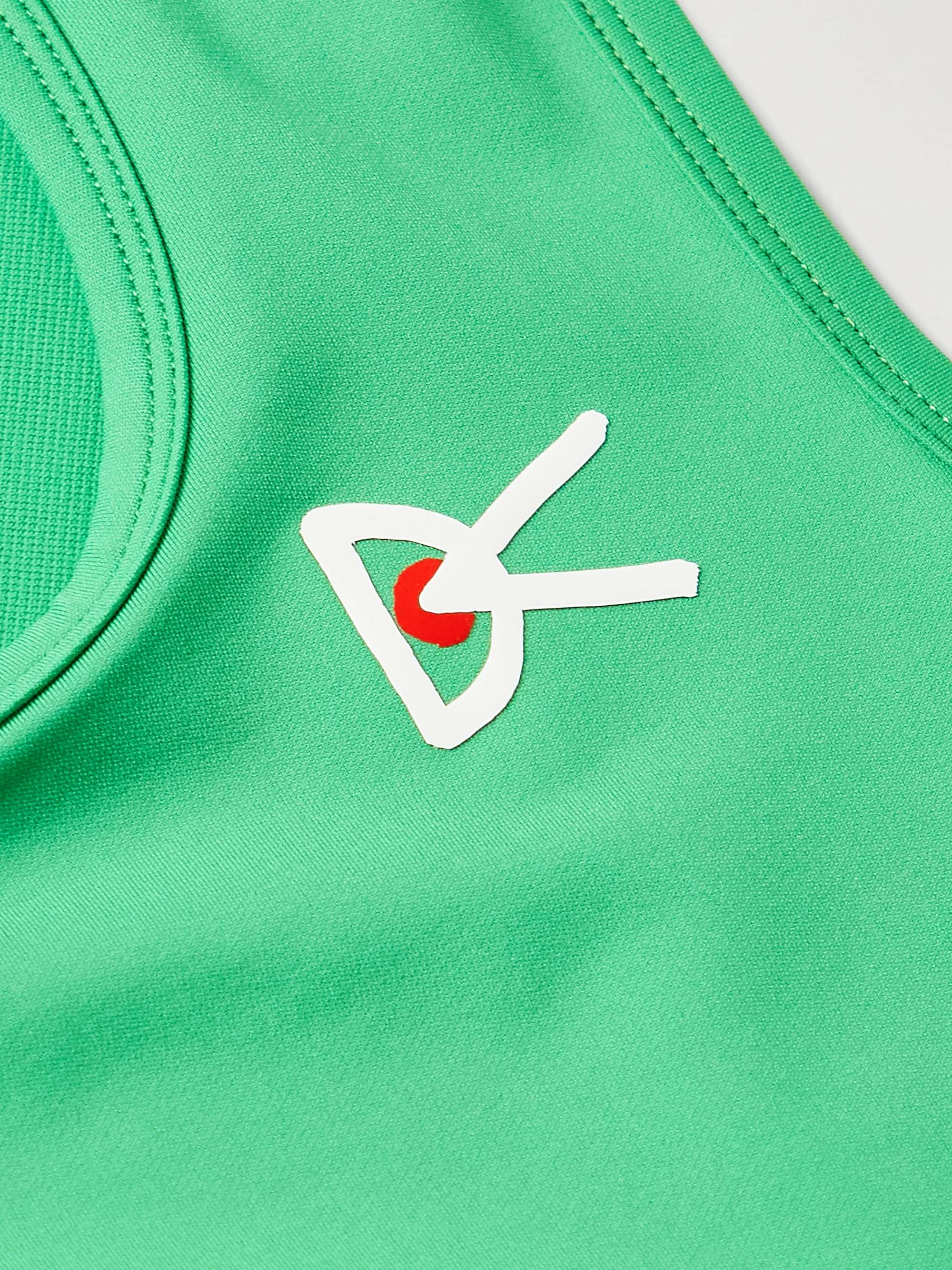 DISTRICT VISION Deva Logo-Print Stretch-Jersey Tank Top