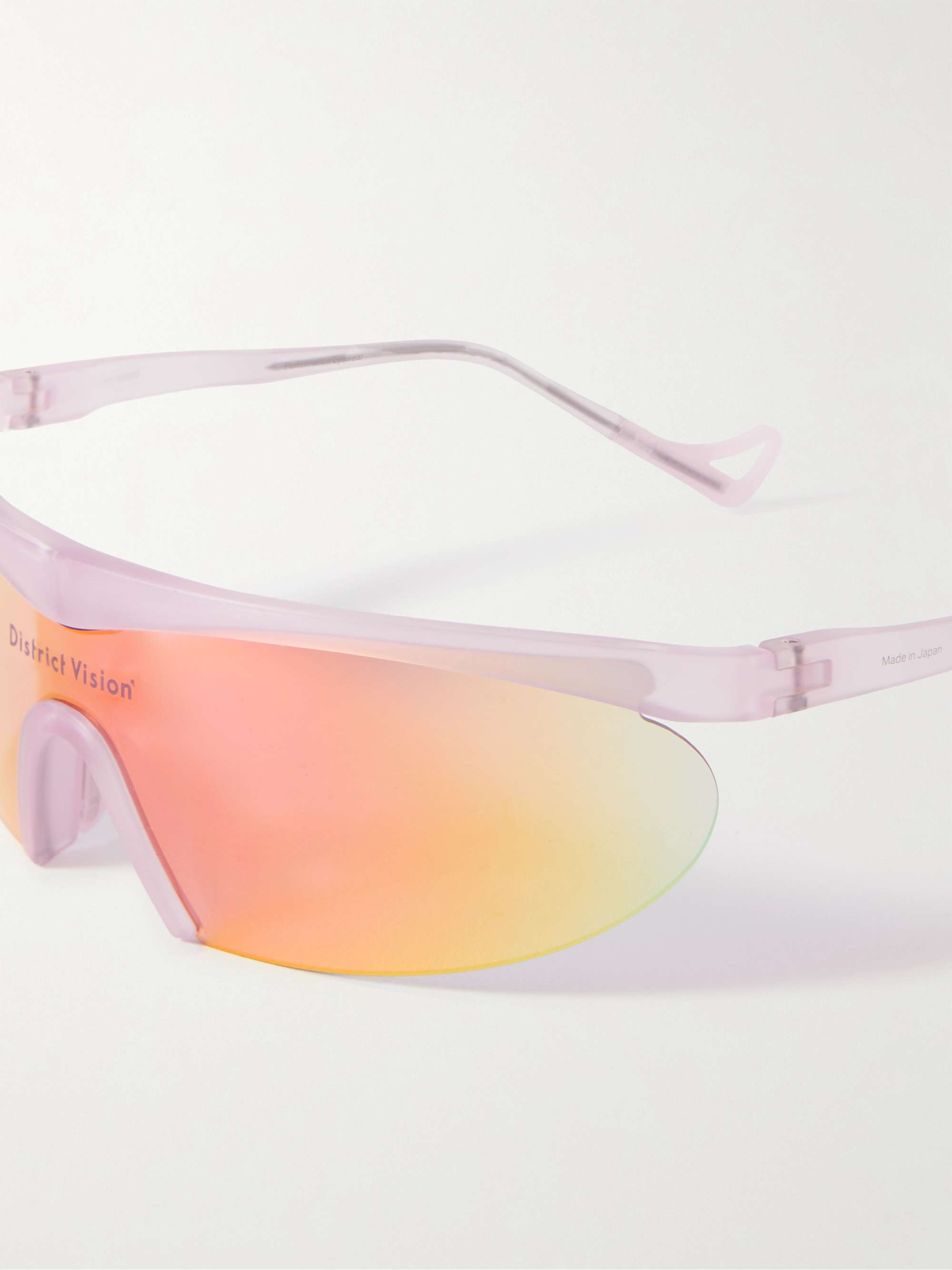 DISTRICT VISION Junya Racer Polycarbonate Mirrored Sunglasses