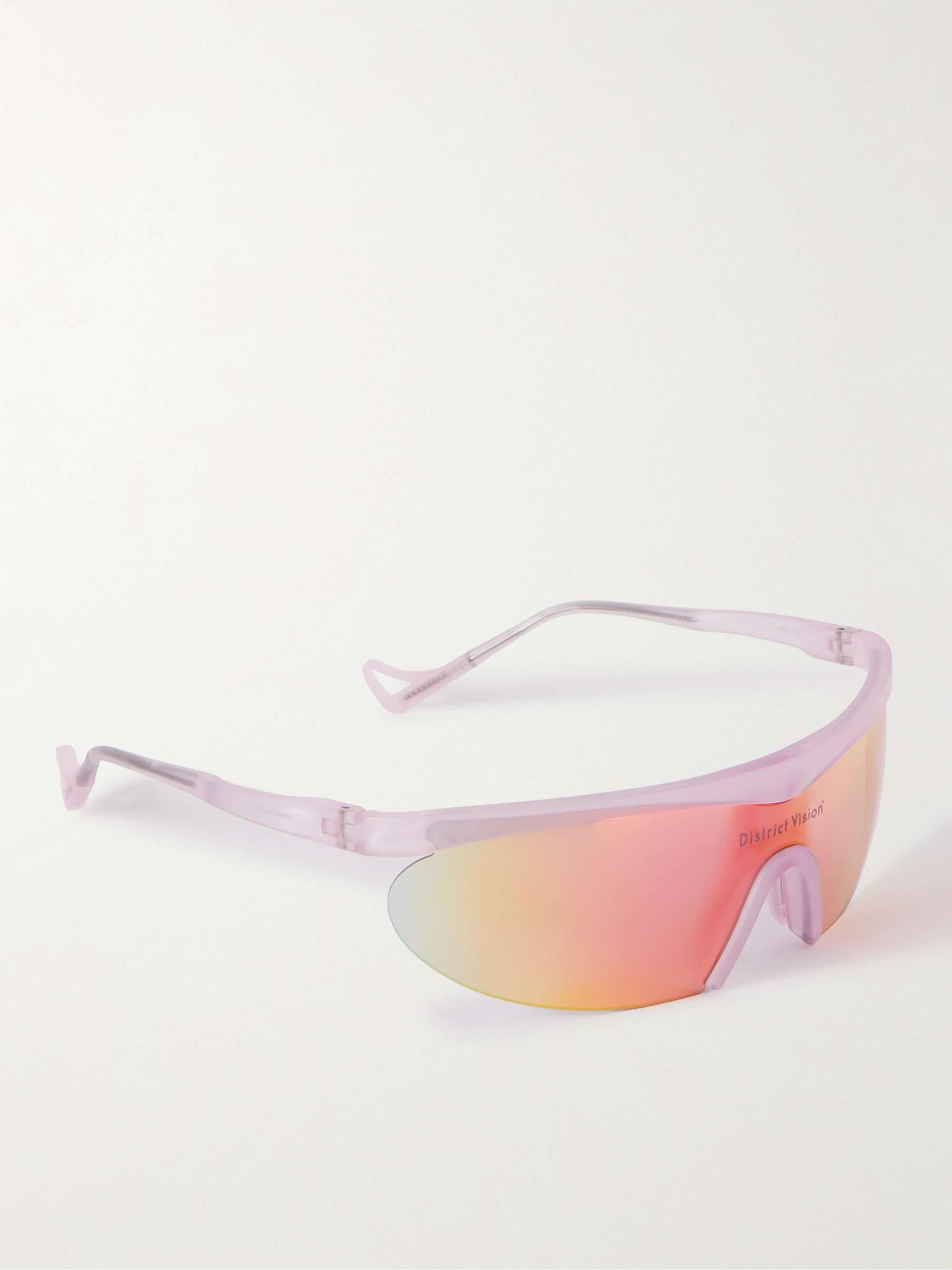 DISTRICT VISION Junya Racer Polycarbonate Mirrored Sunglasses