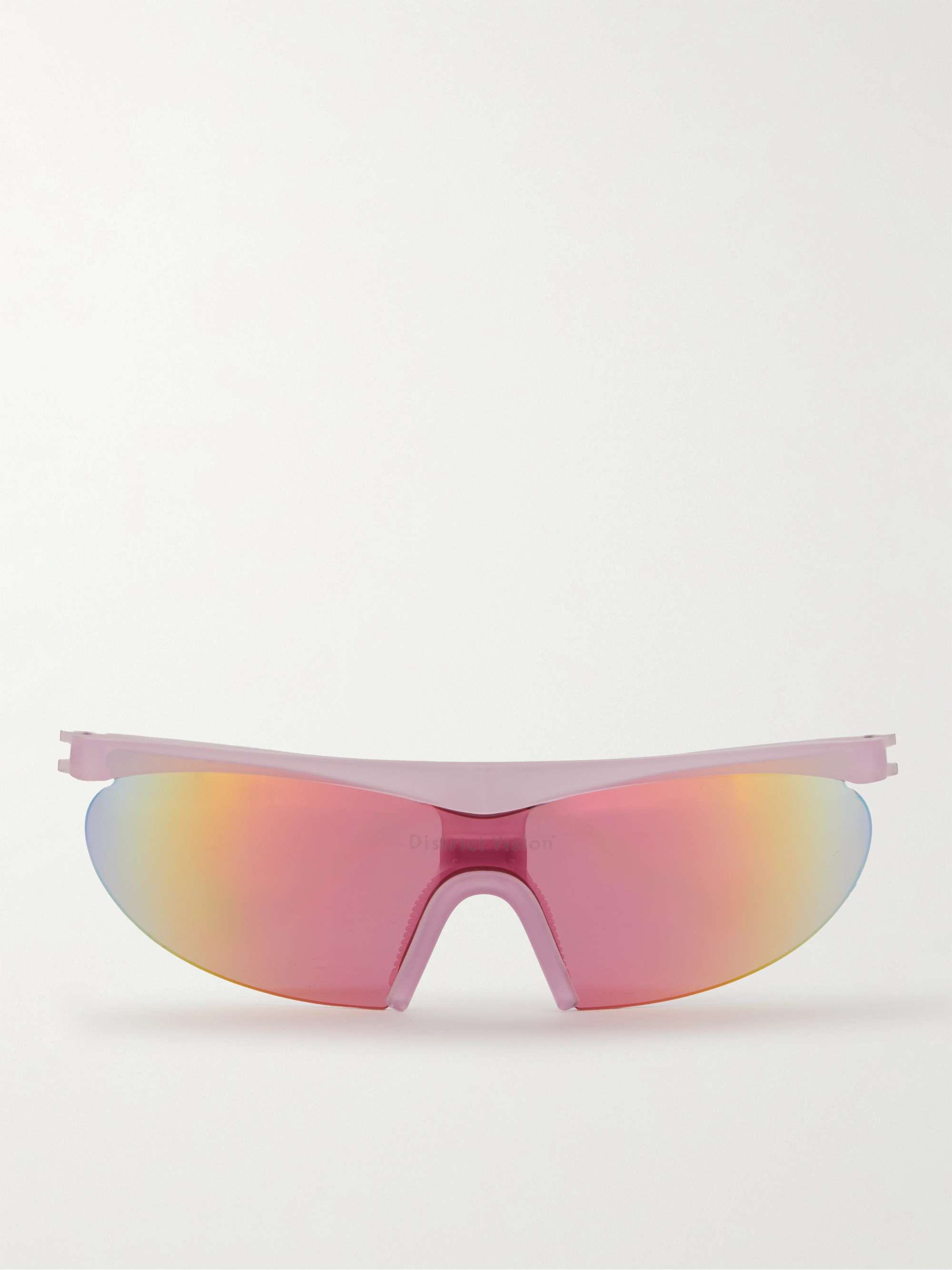 DISTRICT VISION Junya Racer Polycarbonate Mirrored Sunglasses