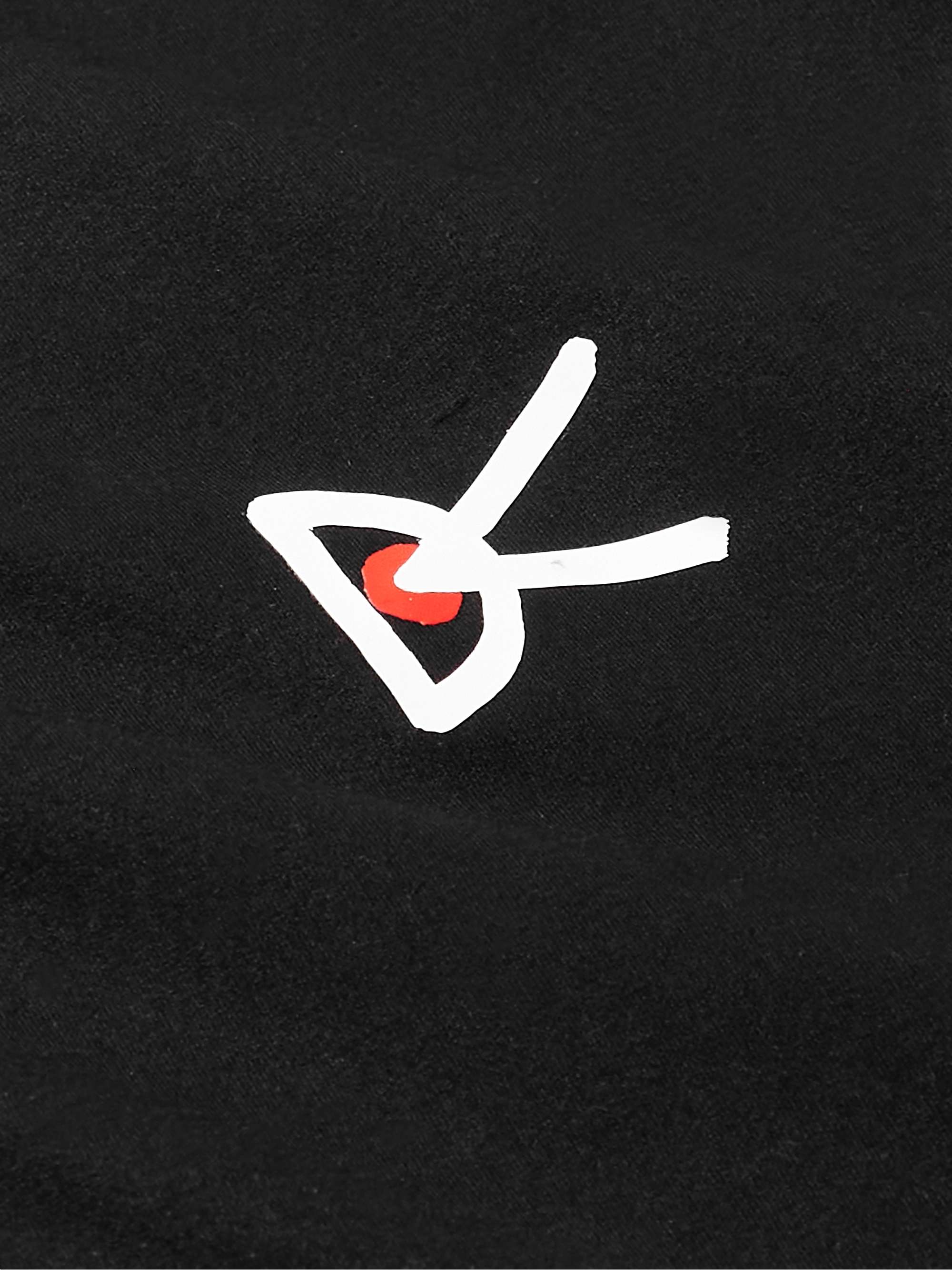 DISTRICT VISION Aloe Slim-Fit Logo-Print Perforated Stretch-Jersey T-Shirt