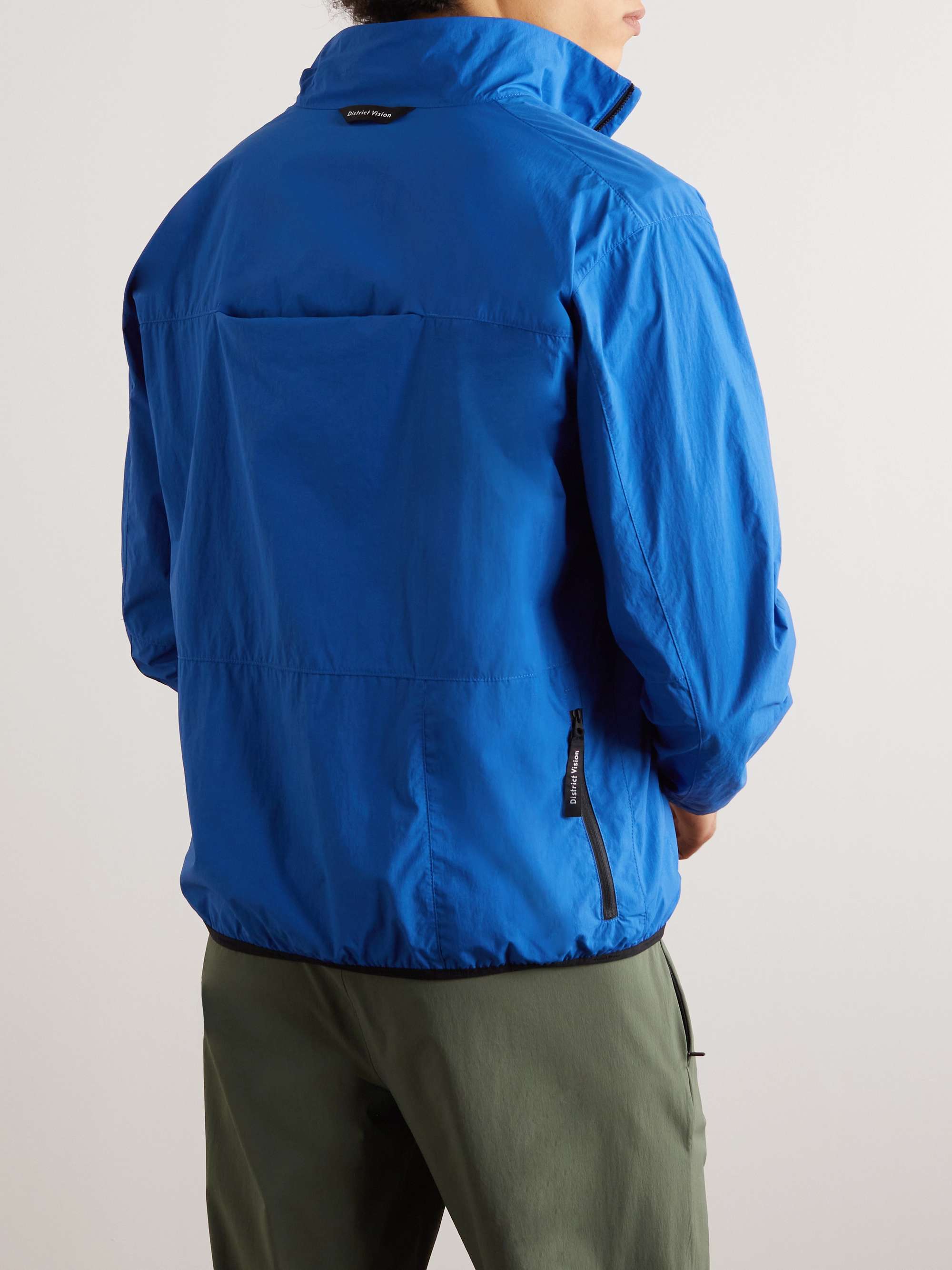 DISTRICT VISION Theo Logo-Print Recycled Nylon Jacket