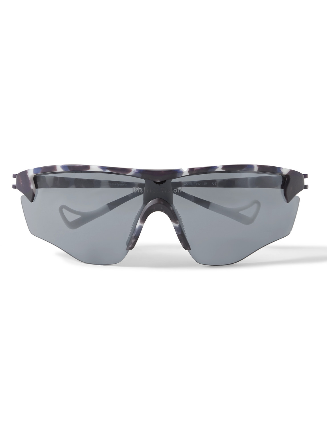 District Vision Koharu Eclipse D-frame Polycarbonate Sunglasses In Black