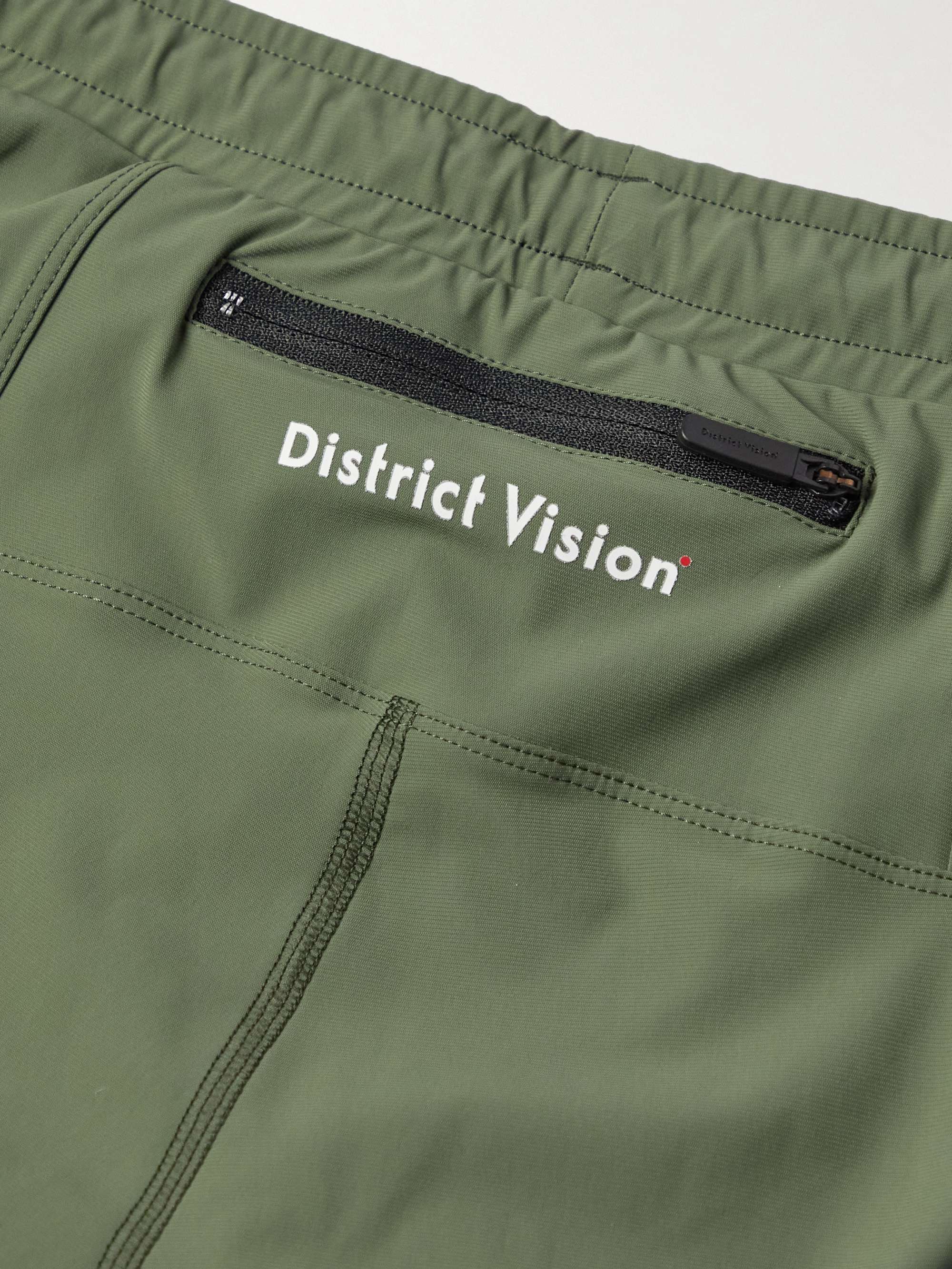 DISTRICT VISION TomTom Speed Tight Stretch Tech-Shell Running Shorts