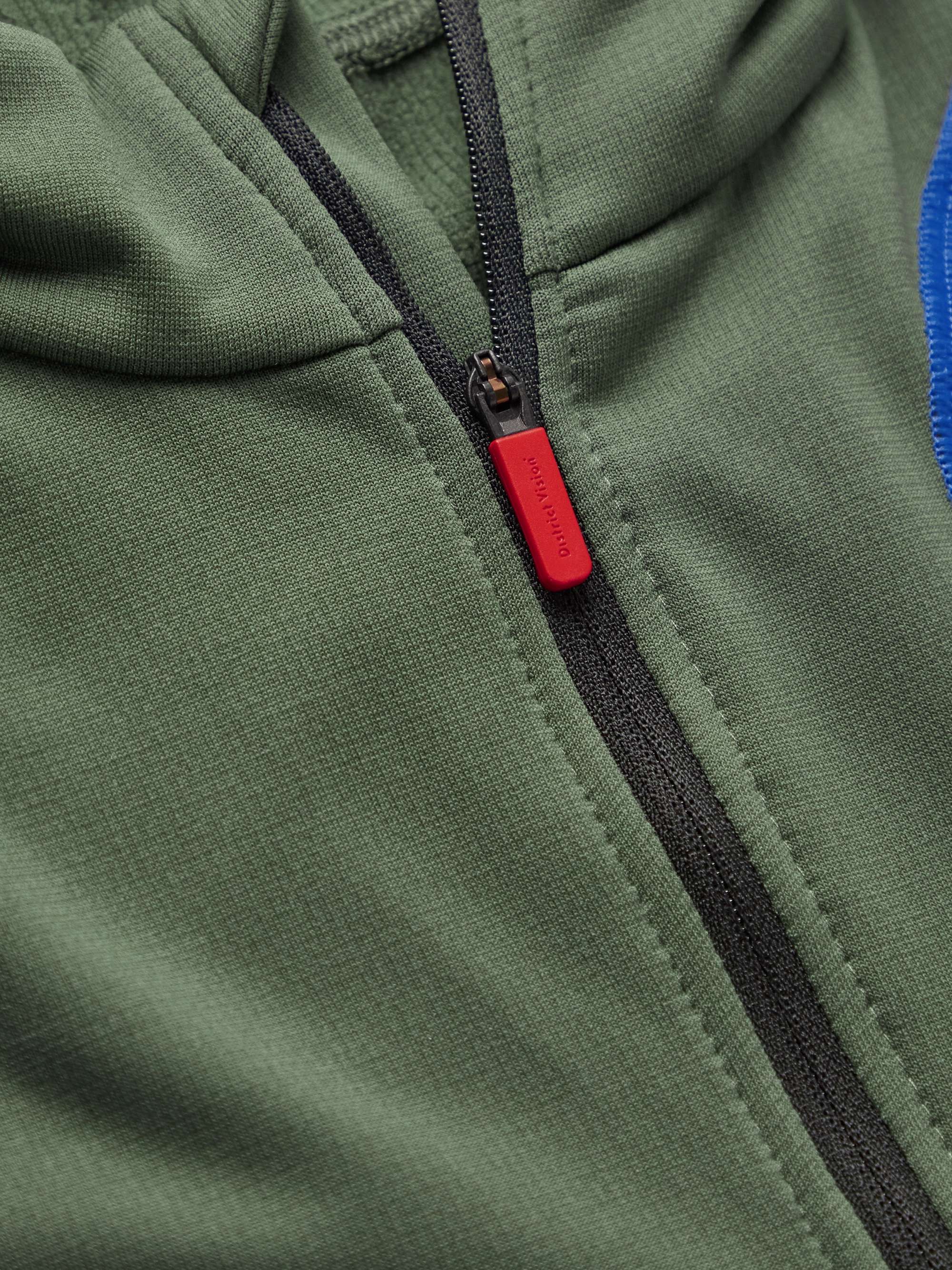 DISTRICT VISION Luca Shell-Trimmed Stretch Recycled-Ripstop Running Top