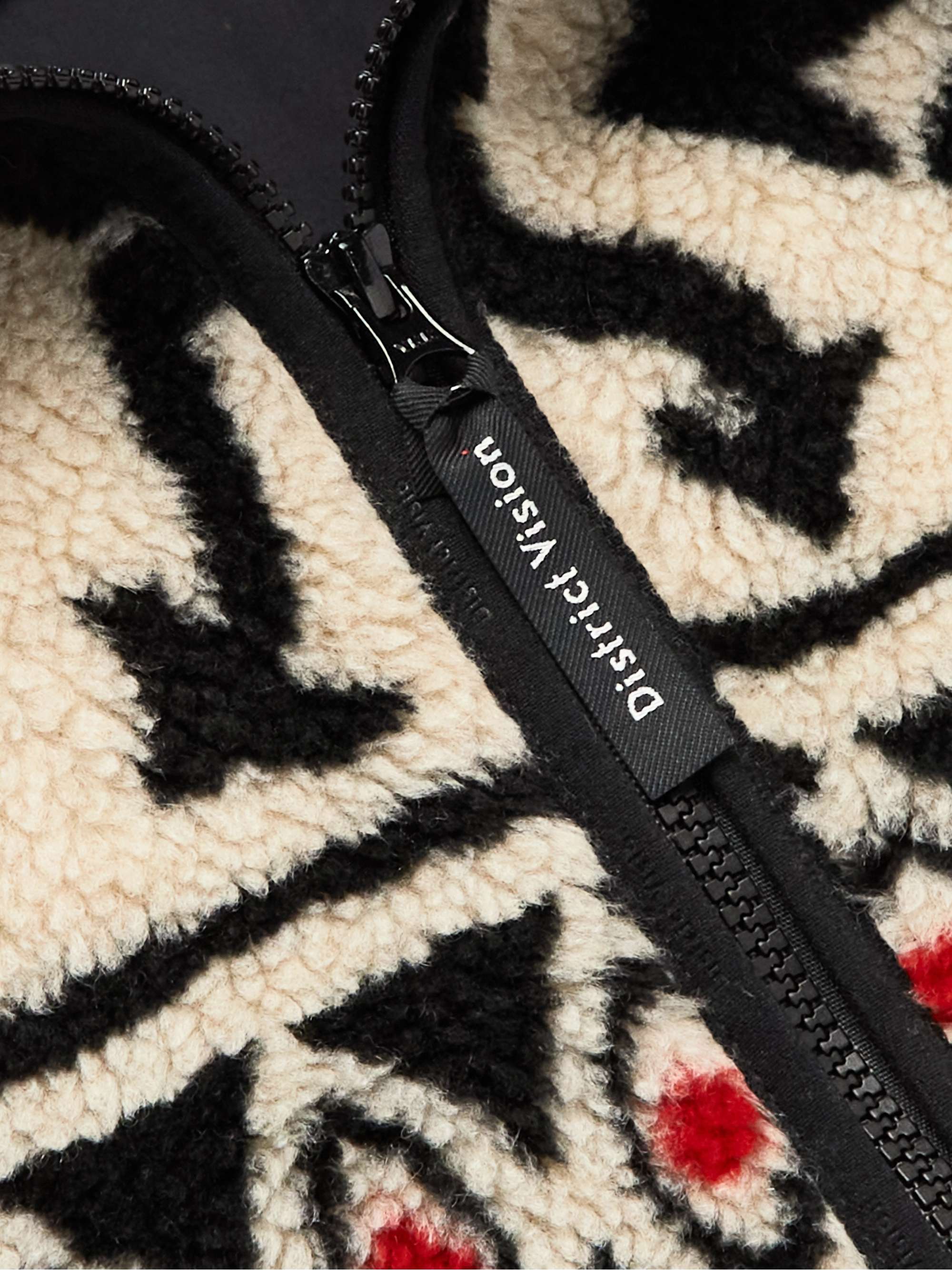 DISTRICT VISION Greg Cabin Printed Fleece Jacket