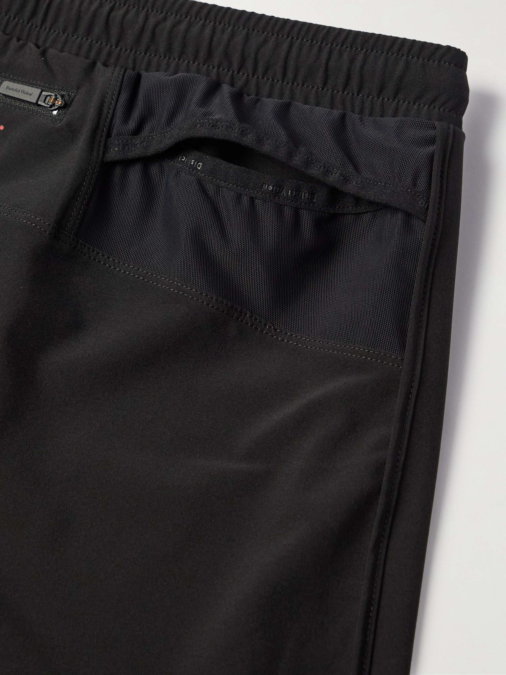 DISTRICT VISION Aaron Layered Mesh-Trimmed Shell Drawstring Shorts